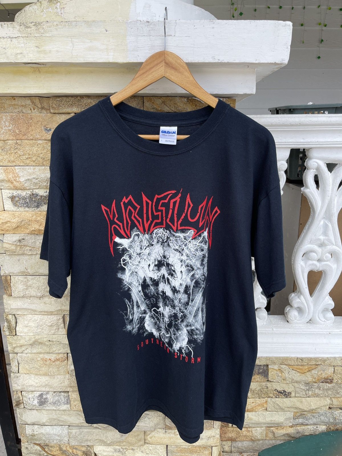 Band Tees Rare🔥Vintage KRISIUN Heavy Metal Band Tee Size US L / EU 52-54 / 3 - 3 Thumbnail