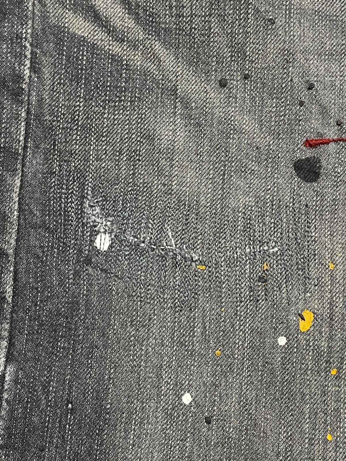 RATS JAPAN Vintage Rattle Trap Paint Splatter Distressed Loose Jeans Size US 35 - 12 Thumbnail