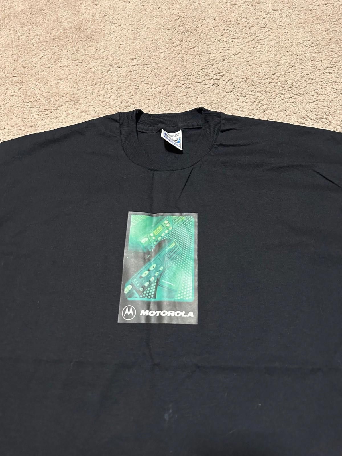 Fruit Of The Loom Vintage Motorola T-Shirt Sz XL Size US XL / EU 56 / 4 - 3 Thumbnail