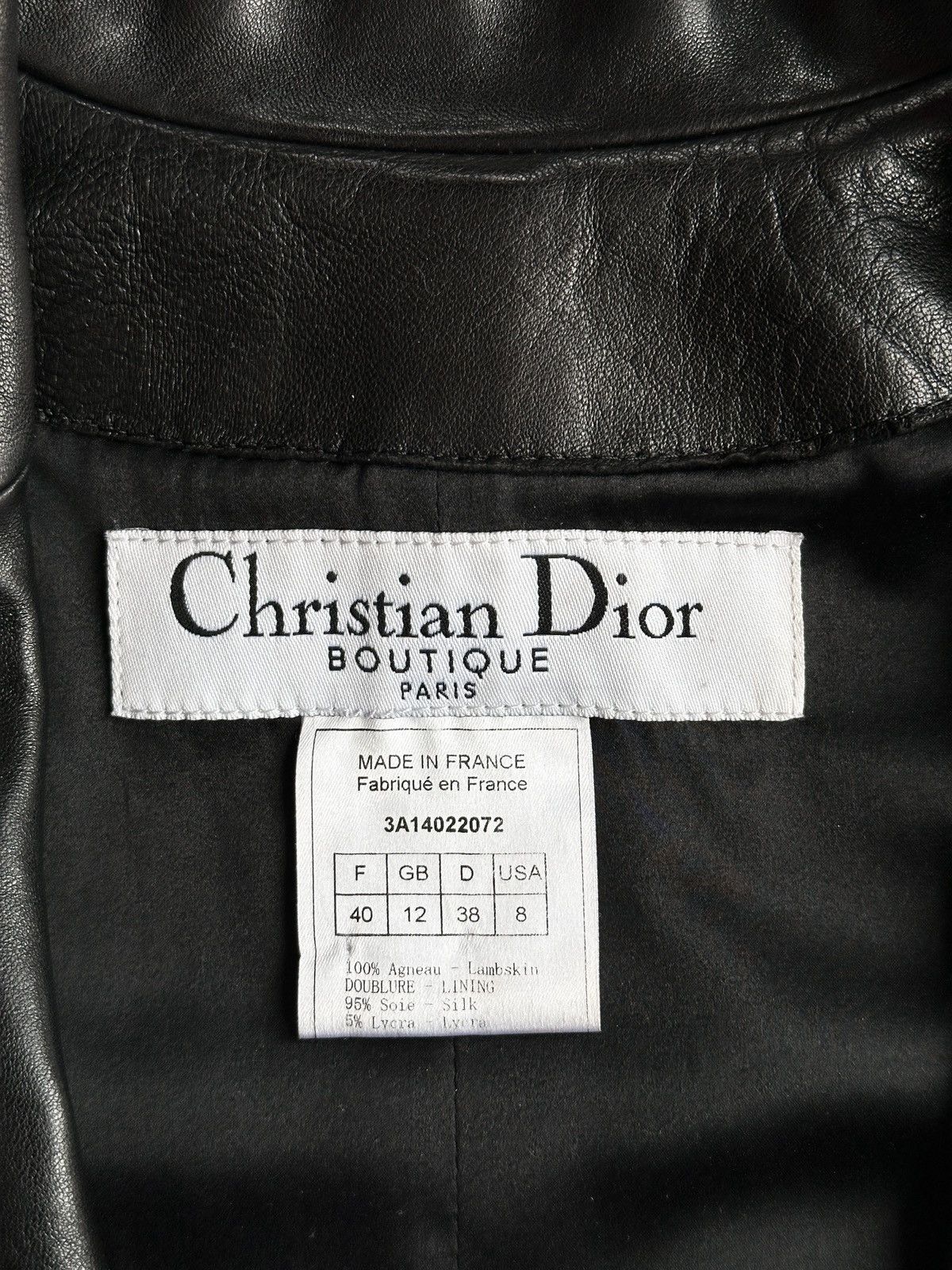 Christian Dior Monsieur DIOR by John Galliano Leather Black Bondage Buckle Jakcet Size M / US 6-8 / IT 42-44 - 4 Thumbnail