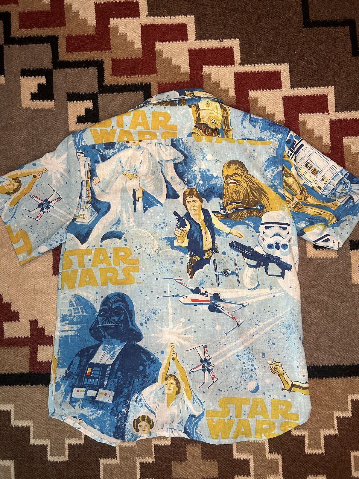 Vintage Vintage Star Wars button up shirt from vintage bedsheets Size US L / EU 52-54 / 3 - 3 Thumbnail