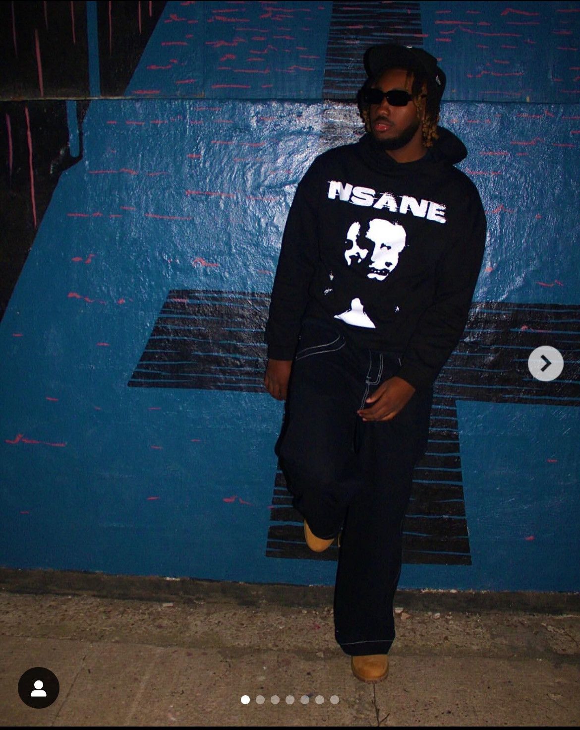 Other Black & White Nsane Hoodie Size US M / EU 48-50 / 2 - 5 Thumbnail