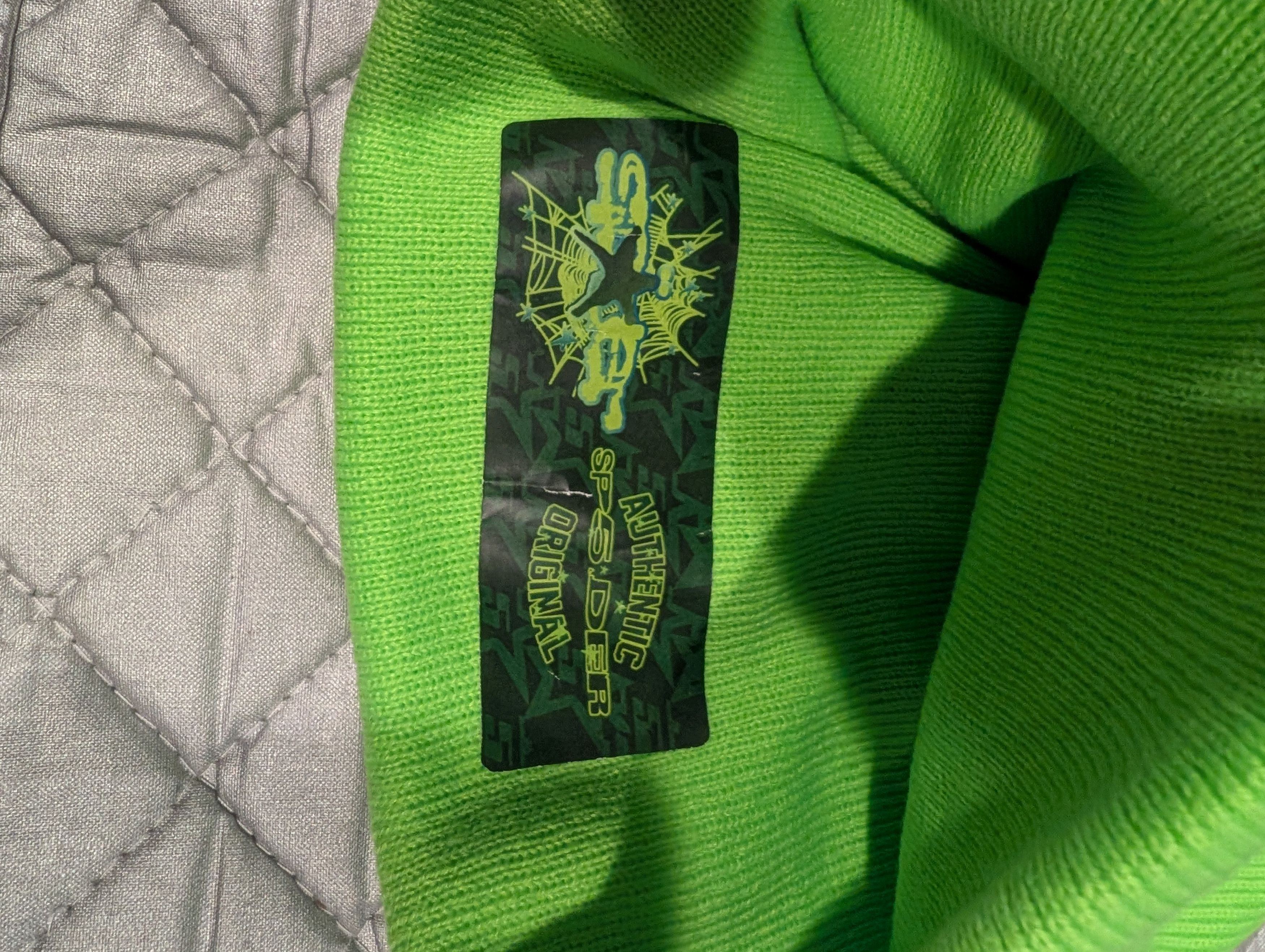 Sp5der Sp5der Web Beanie 'Slime Green' Size ONE SIZE - 3 Thumbnail