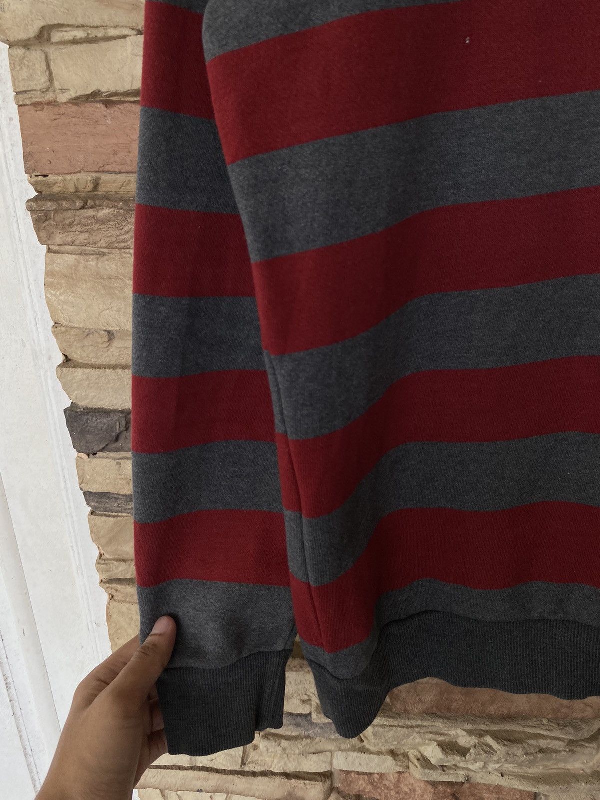 Vintage Vintage Lacoste Stripe Sweatshirt Size US L / EU 52-54 / 3 - 2 Thumbnail