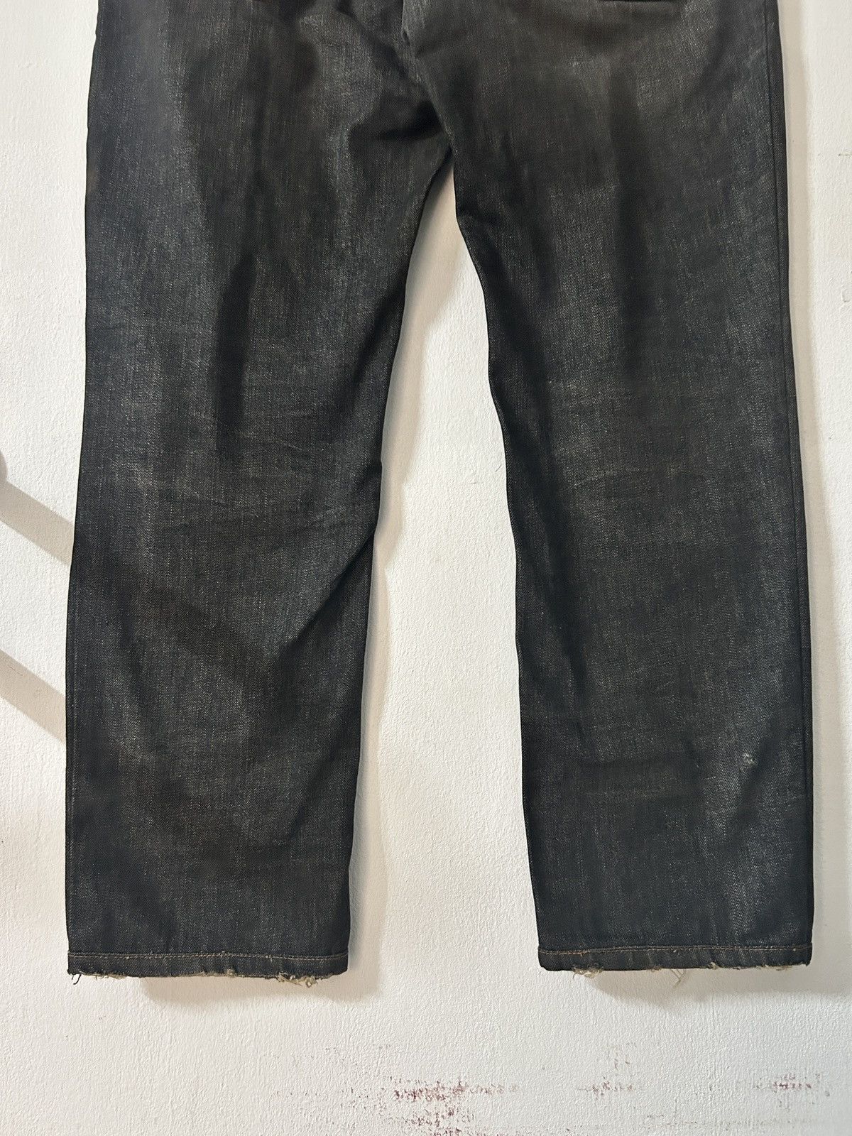 Dolce & Gabbana × Japanese Brand Dolce Gabbana Distressed Black Jeans Size US 37 - 10 Thumbnail