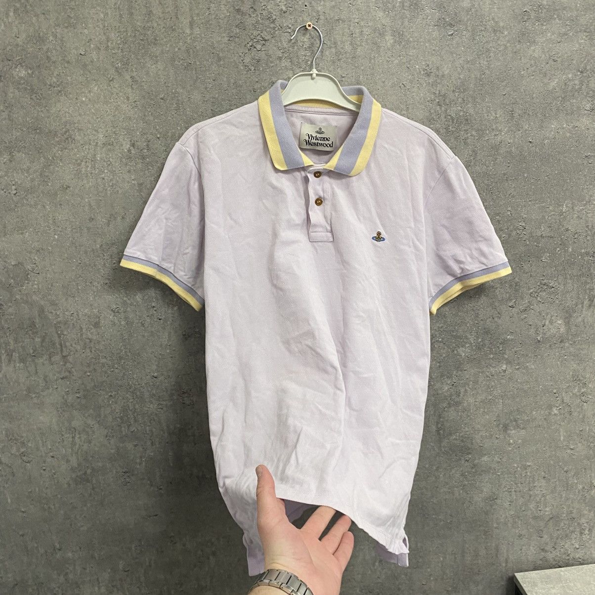 Vivienne Westwood Vivienne Westwood Polo T Shirt Vintage Small Orb Logo Luxury Size US XL / EU 56 / 4 - 2 Thumbnail