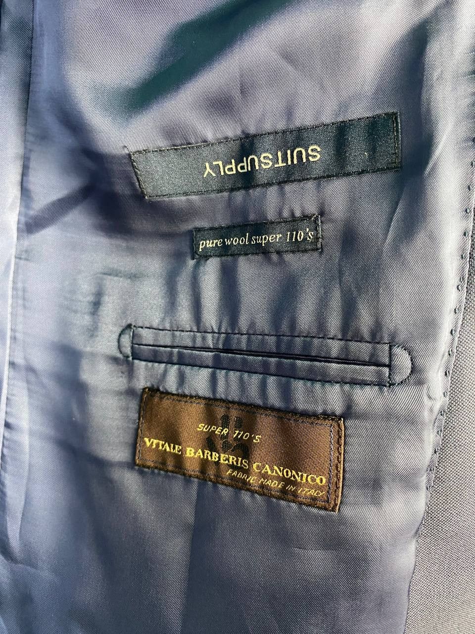 Suitsupply Luxury Italian designer Suitsupply Men's Suit Size 54R - 3 Thumbnail