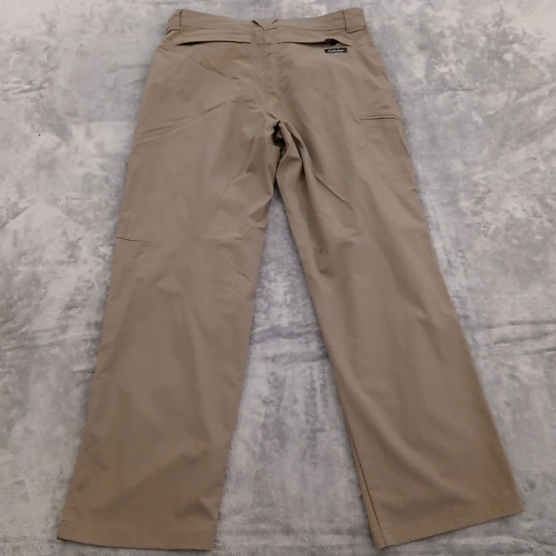 Vintage Cabela's Pants Mens Size 34 Gray Nylon Blend 33x29 Chino Straight Pocket Regular Footnotes: Inseam 29 in Size US 34 / EU 50 - 6 Thumbnail