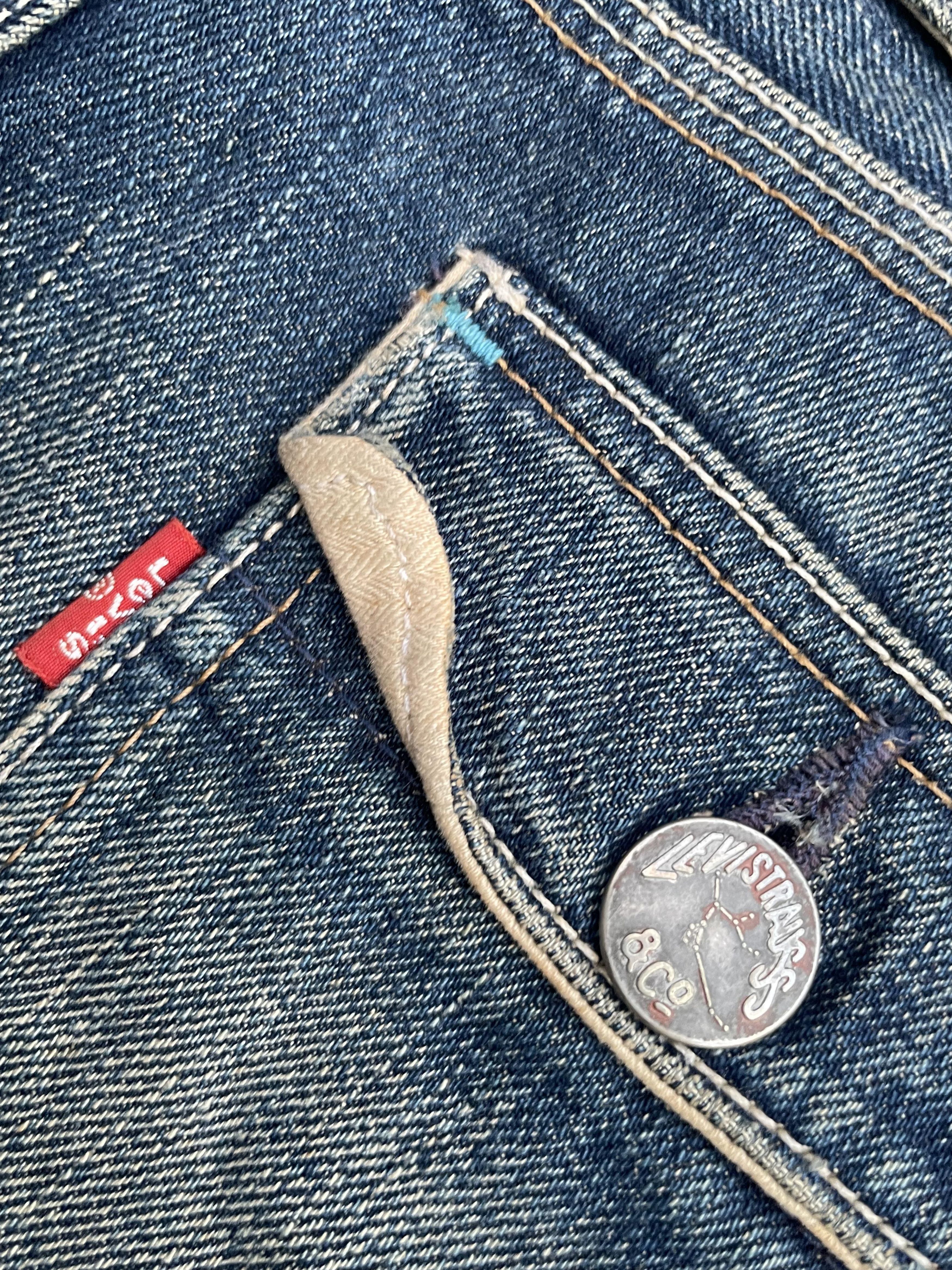Levi's Vintage Flare Levis 807 Selvedge Denim Size 31" - 15 Thumbnail