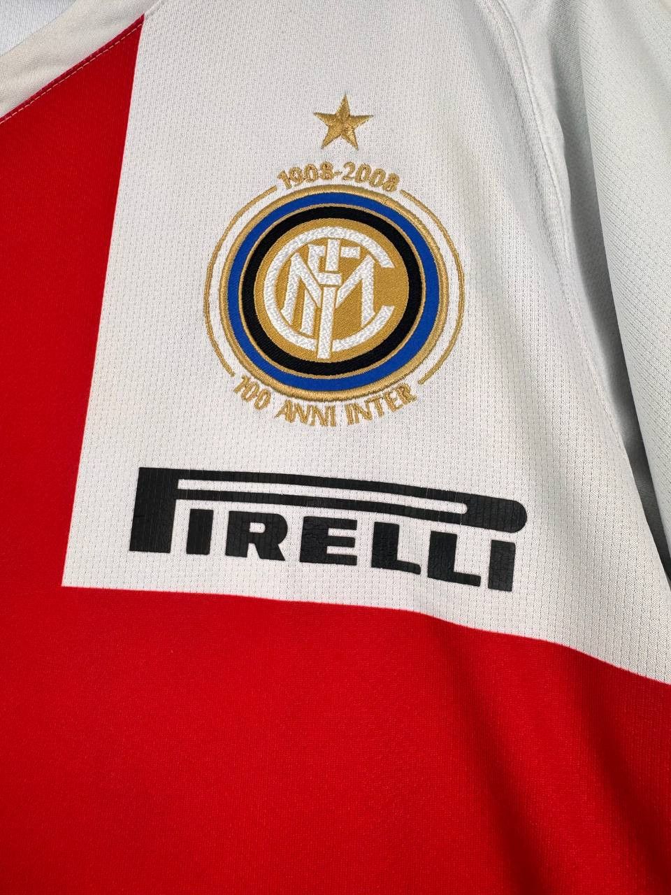 Nike Inter Milan 2007/08 Centenary 100 Years Nike Pirelli Sz M Size US M / EU 48-50 / 2 - 2 Thumbnail