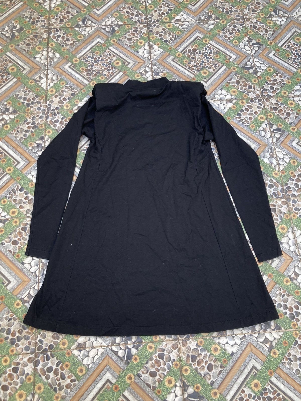 Maison MIHARA YASUHIRO High-Neck Cutsew Dress with Shoulder Pads Avant Garde Size S / US 4 / IT 40 - 8 Thumbnail