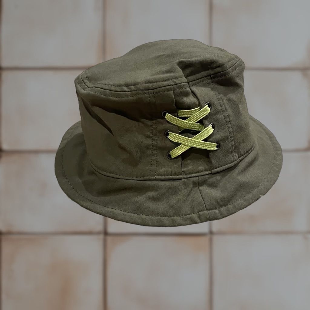 Prana prAna Zion Bucket Hat Womens L/XL Green Neon Lace Outdoor Hiking Nylon Size ONE SIZE - 1 Thumbnail