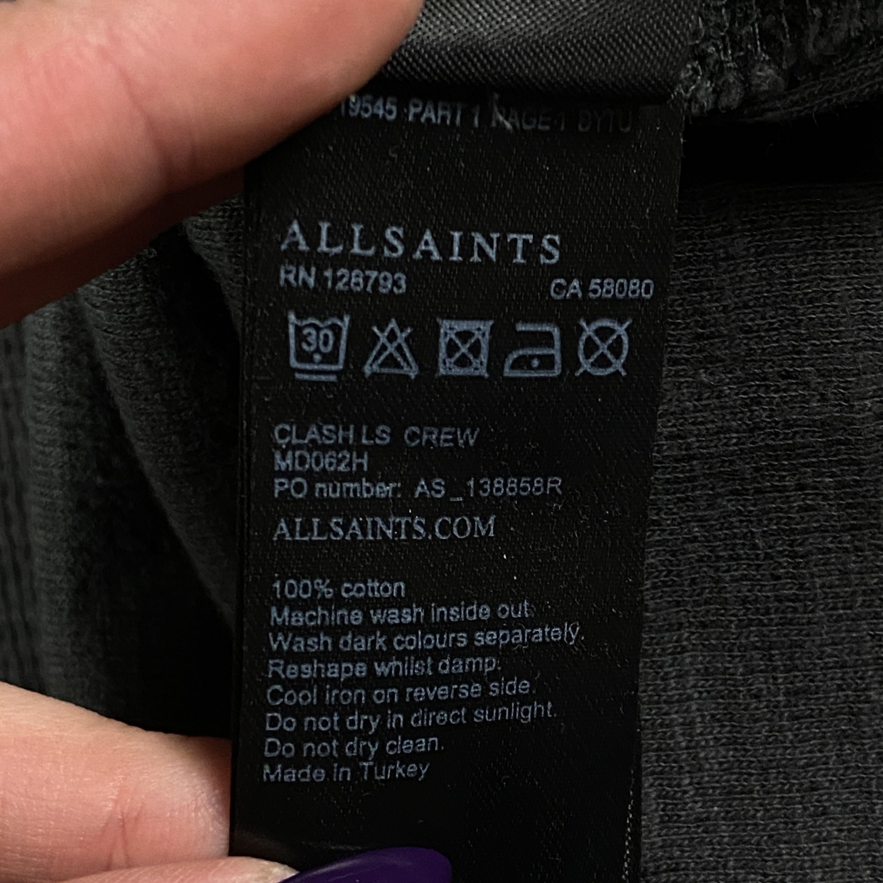 Allsaints Men’s Sweatshirt Long Sleeve Allsaints Size L Size US L / EU 52-54 / 3 - 5 Thumbnail