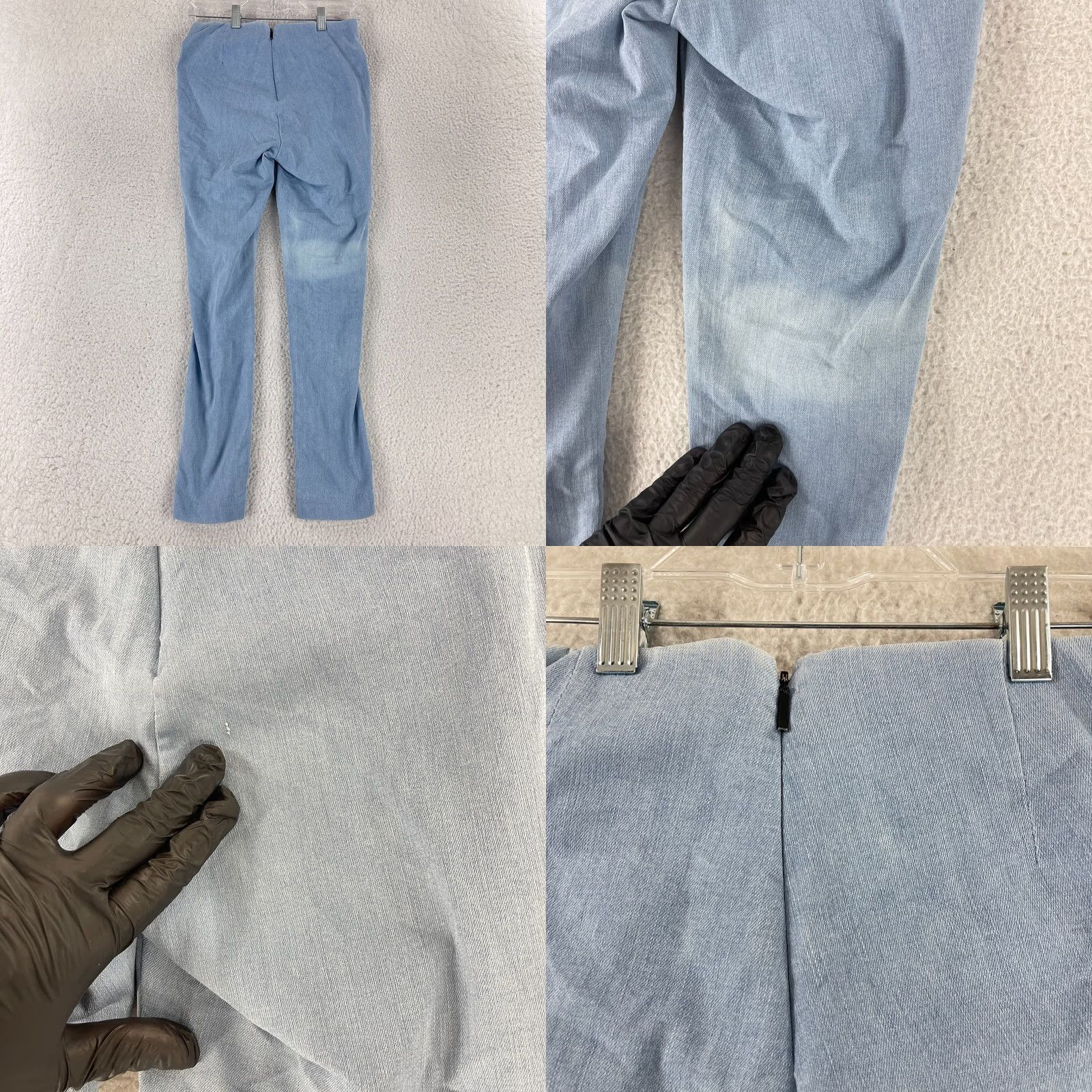 Rag & Bone Rag & Bone Pants Womens Size 4 Blue Denim Mid-Rise Straight Stretch Casual Size 27" / US 4 / IT 40 - 9 Thumbnail