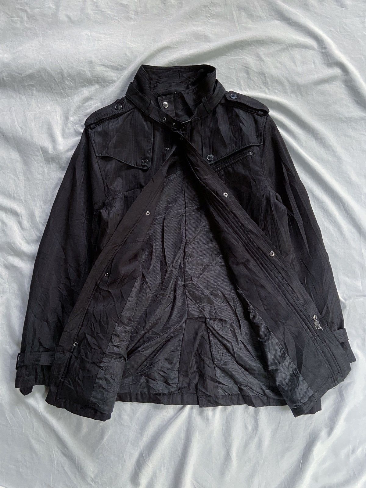 Japanese Brand SPLENDID SATISFACTION PUNK COAT STYLE JACKET Size US L / EU 52-54 / 3 - 8 Thumbnail