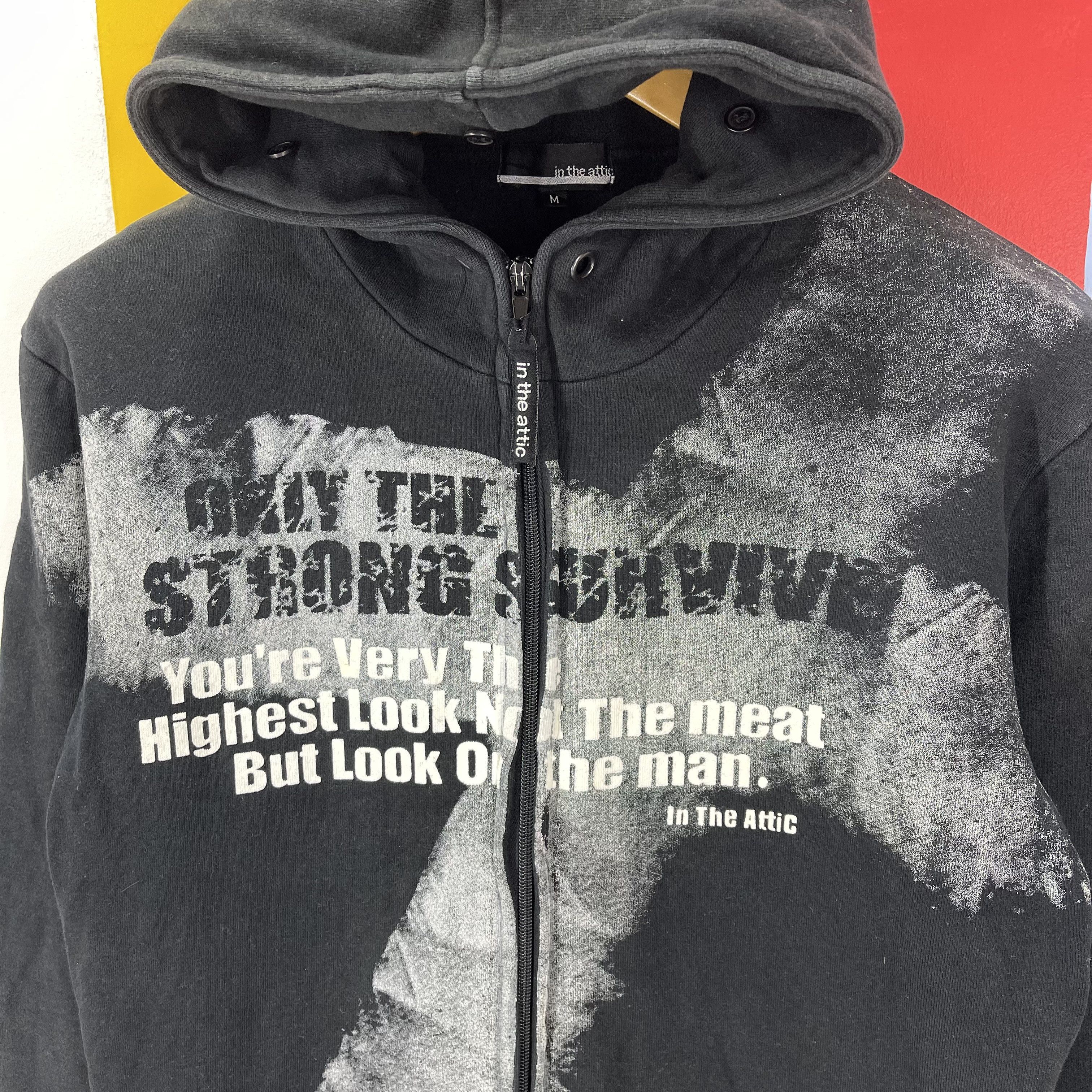 In The Attic IN THE ATTIC Zipper Hoodie Rare Design #1385/AV Size US S / EU 44-46 / 1 - 4 Thumbnail