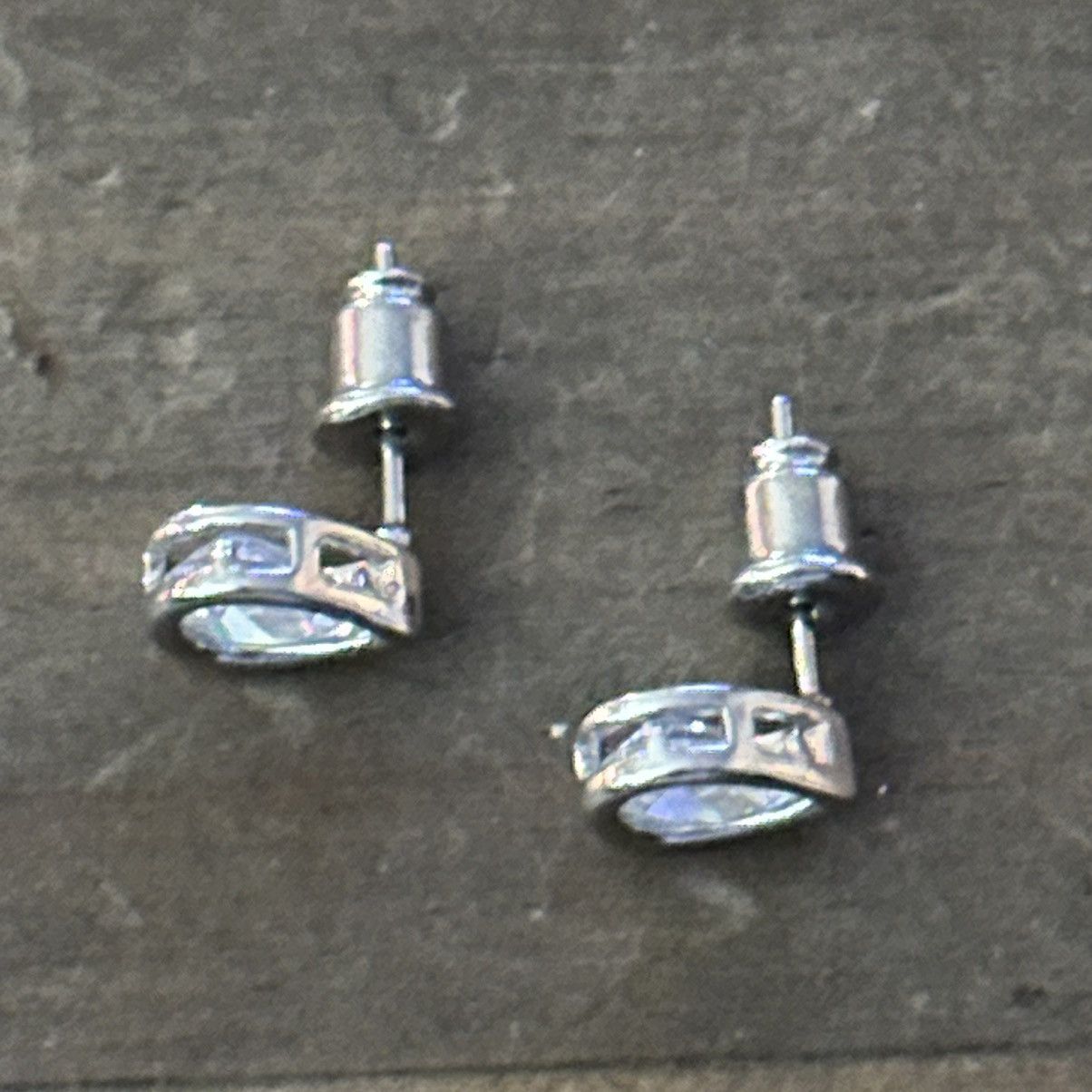 Other Cubic Zirconia teardrop stud earrings Size ONE SIZE - 4 Thumbnail