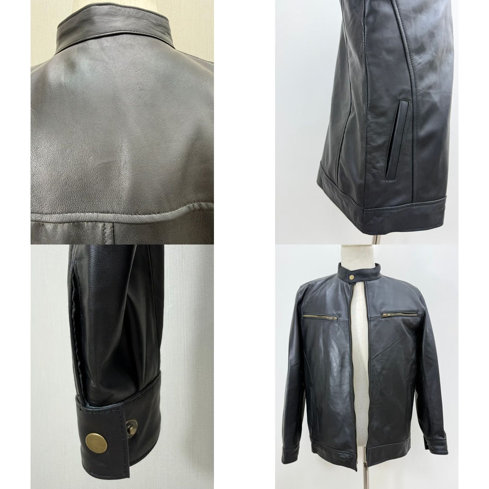 Vintage Italian Genuine Leather Jacket Premium Soft Black Size L Men's Size US L / EU 52-54 / 3 - 8 Thumbnail