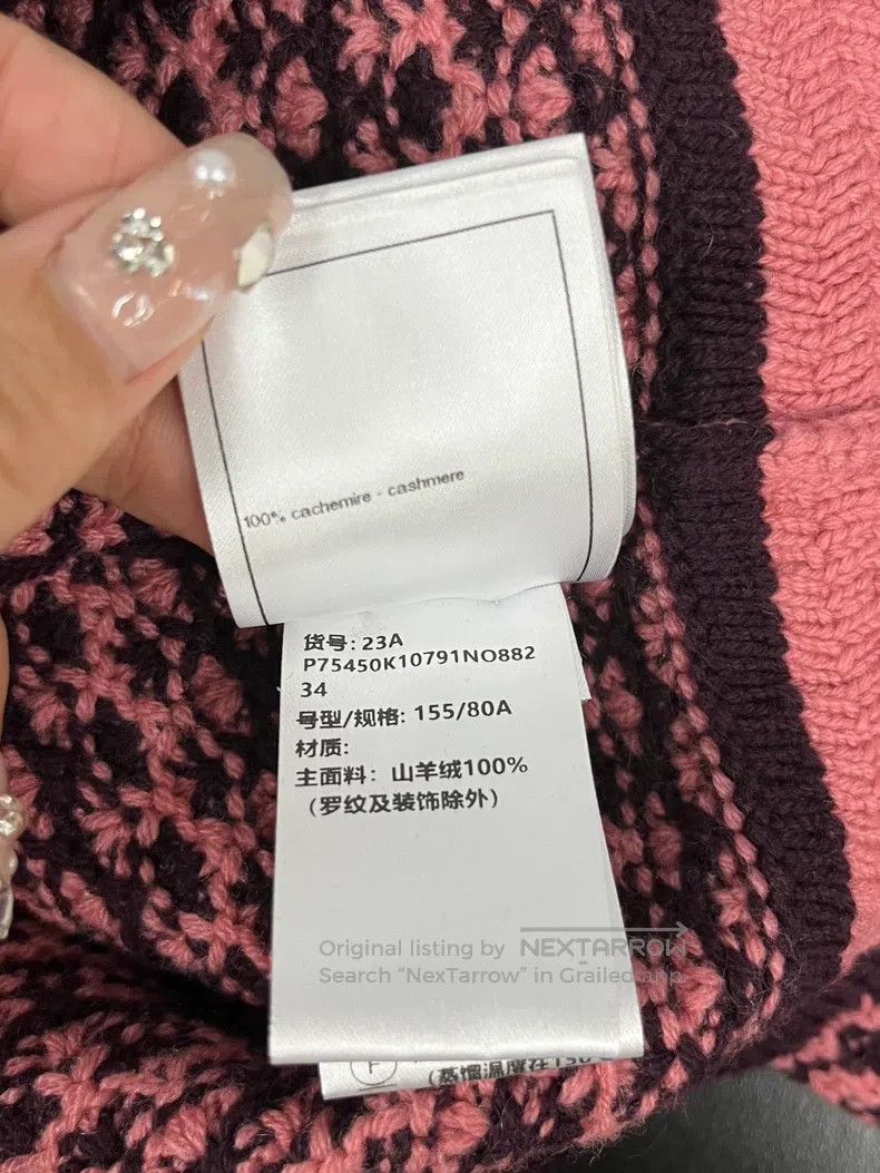 Chanel Chanel Pink short knitted cardigan coat Size XXS / US 00 / IT 34 - 6 Thumbnail
