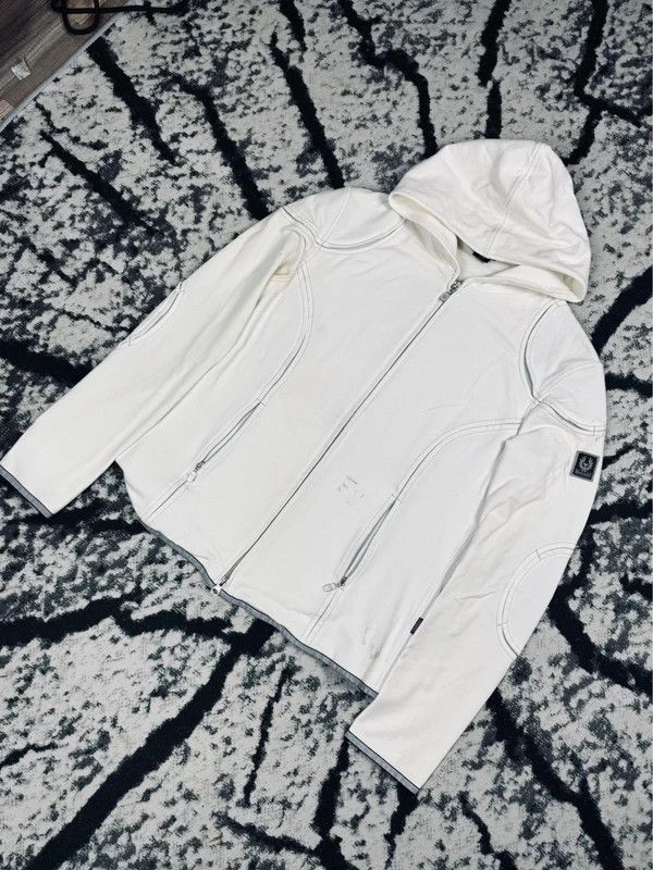 Belstaff Belstaff zip hoodie white black 48 S Size US S / EU 44-46 / 1 - 3 Thumbnail