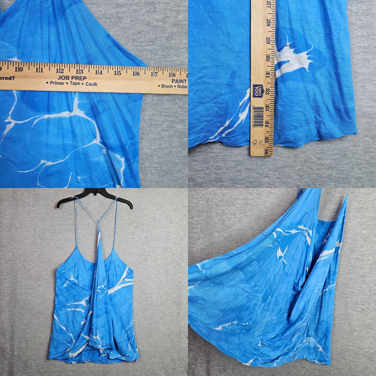 Ralph Lauren Ralph Lauren Blue Tie Dye Cami Tank Top Women XS Sleeveless Strap Tank Top Casual Style Size XS / US 0-2 / IT 36-38 - 8 Thumbnail