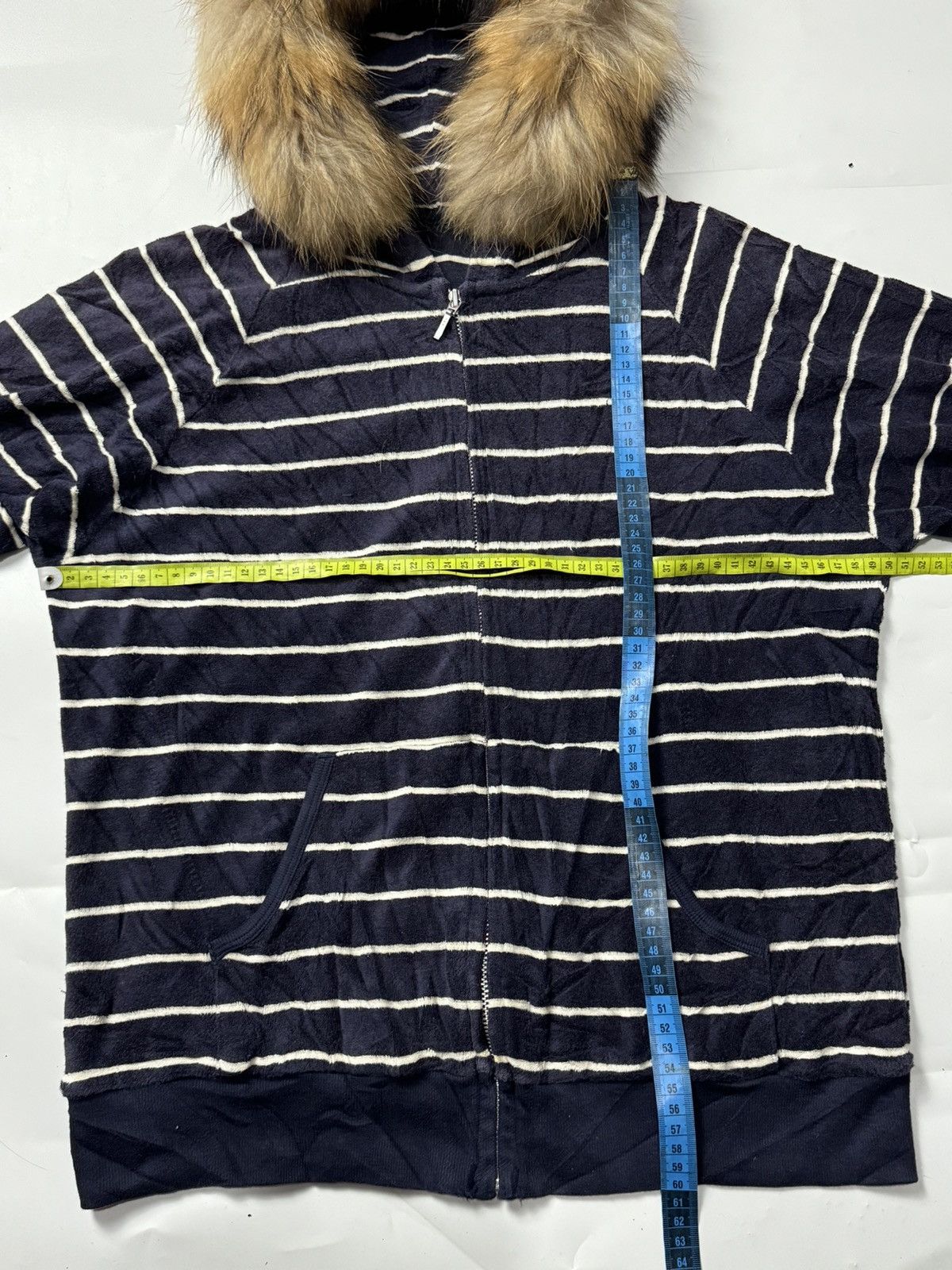 Hysteric Glamour × Japanese Brand × Le Grande Bleu (L.G.B.) Fur velvet hoodie uniqlo stripe ifsixwasnine lgb style Size US S / EU 44-46 / 1 - 5 Thumbnail