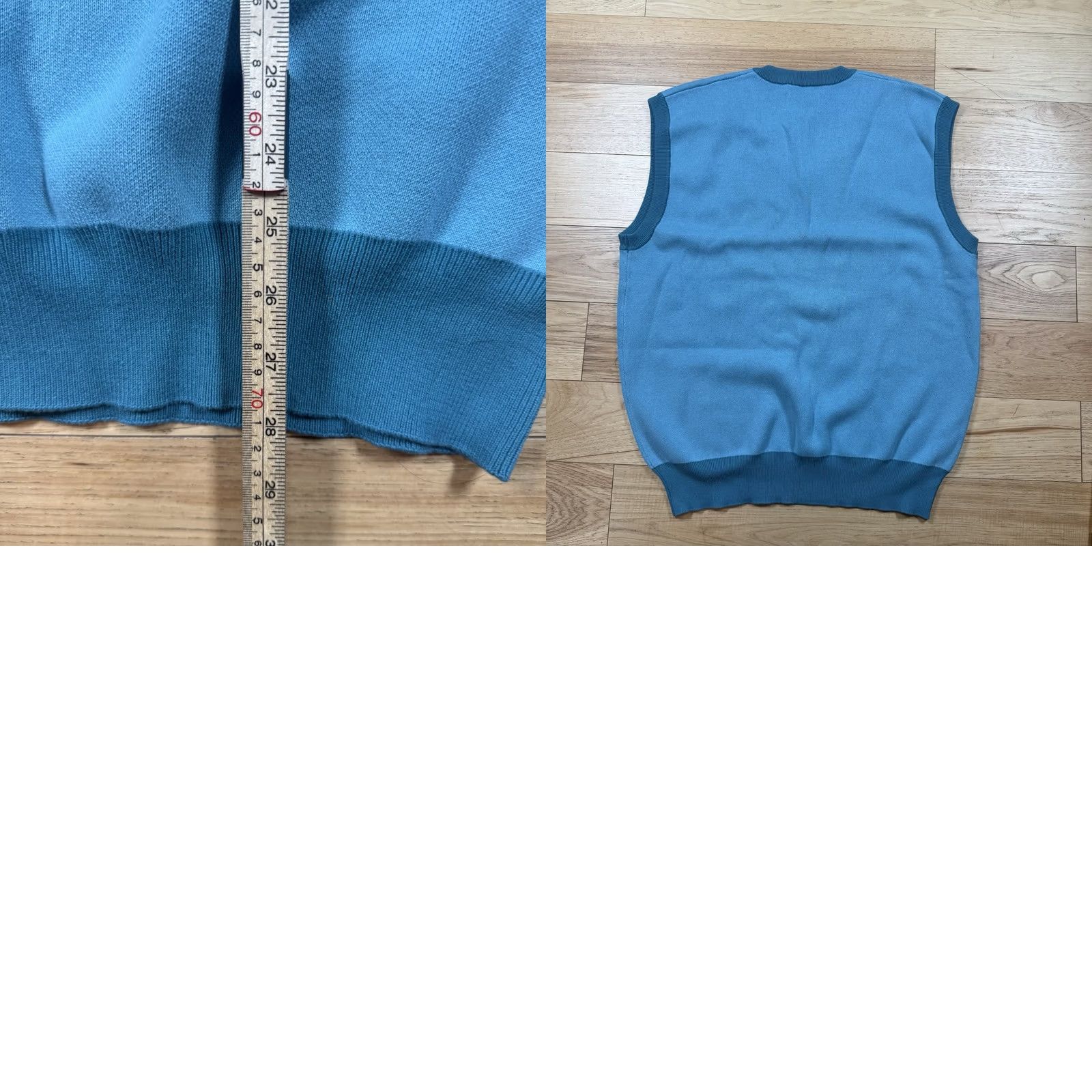 Vintage VINTAGE Bogey Boys Sweater Vest Mens XXL Blue V-Neck Preppy Golf Soft Cinched Waist NWOT Size US XXL / EU 58 / 5 - 8 Thumbnail