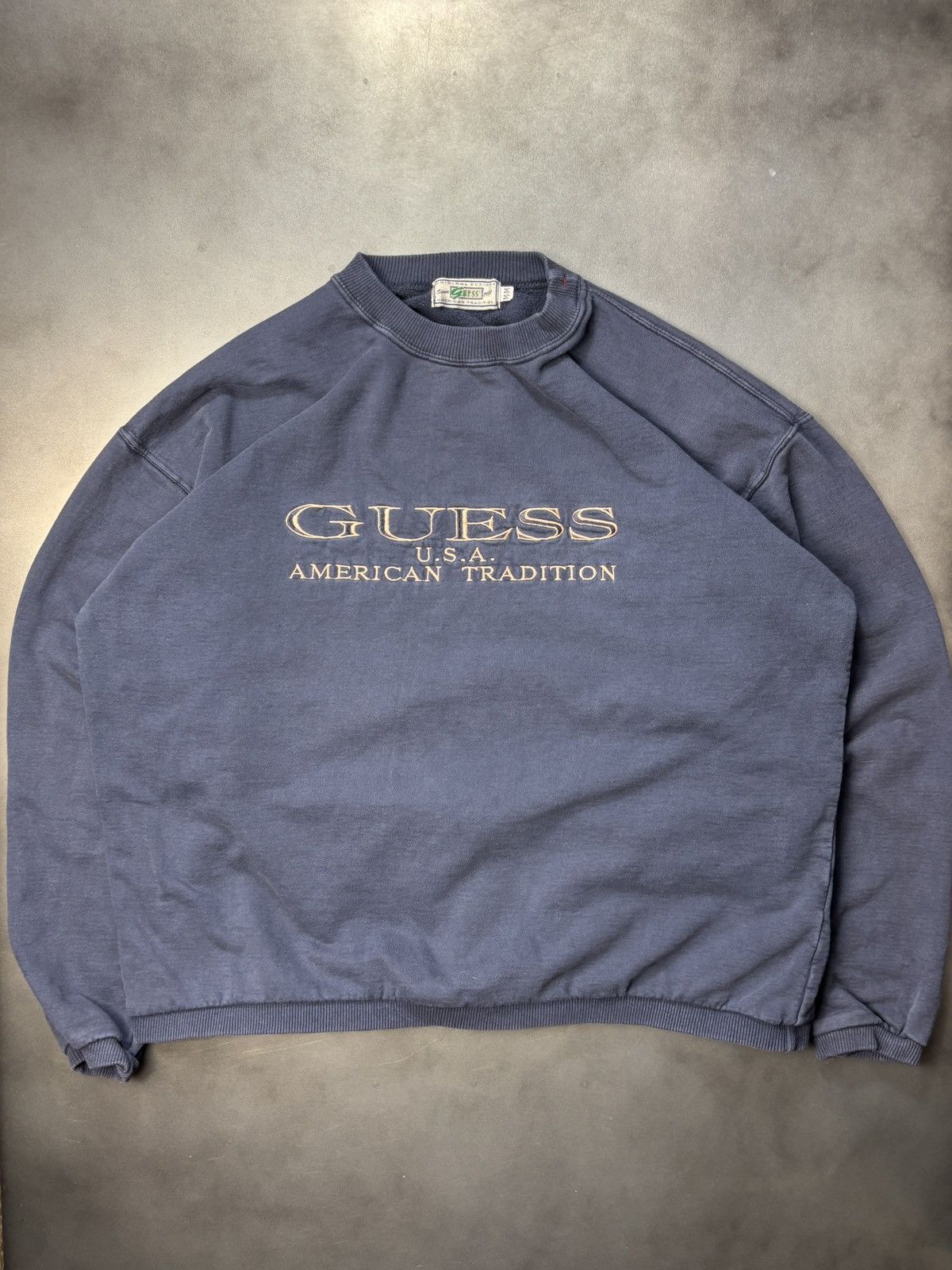 Guess × Vintage Vintage Guess Jeans Sweatshirt Marciano 1980s 1990s USA Crew Size US M / EU 48-50 / 2 - 3 Thumbnail