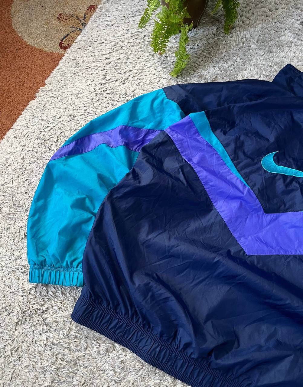 Vintage 90s Nike Big Logo Jacket Swoosh Rare