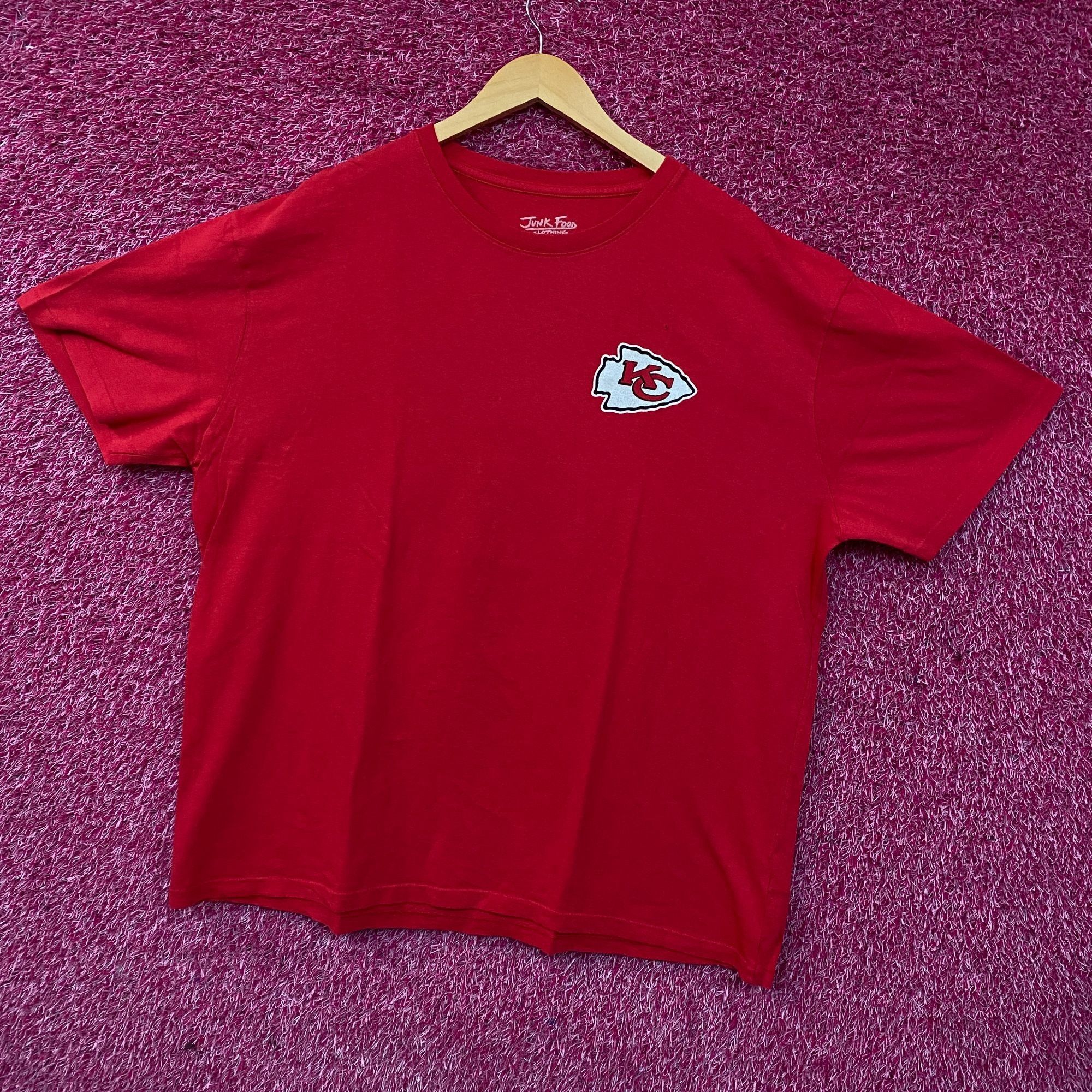 Junk Food Junk Food Kansas City Chiefs NFL Helmet Graphic T-Shirt 2XL Size US XXL / EU 58 / 5 - 4 Thumbnail