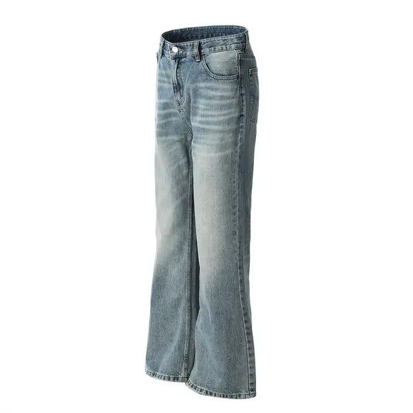 Japanese Brand VIBE American distressed washed hiphop tie-dyed flared jeans Size US 32 / EU 48 - 3 Thumbnail