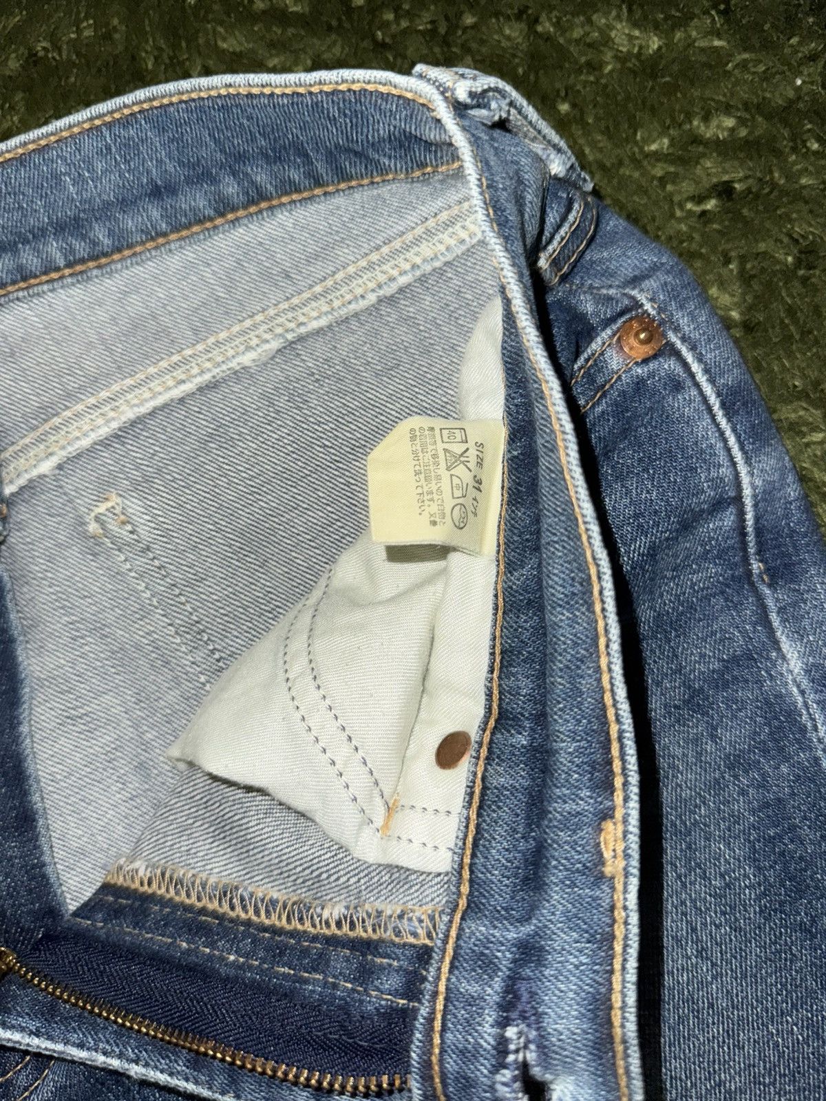 Levi's [W31] Levi’s Women’s 502 Made in Japan Washed Denim Pants Size US 31 - 5 Thumbnail