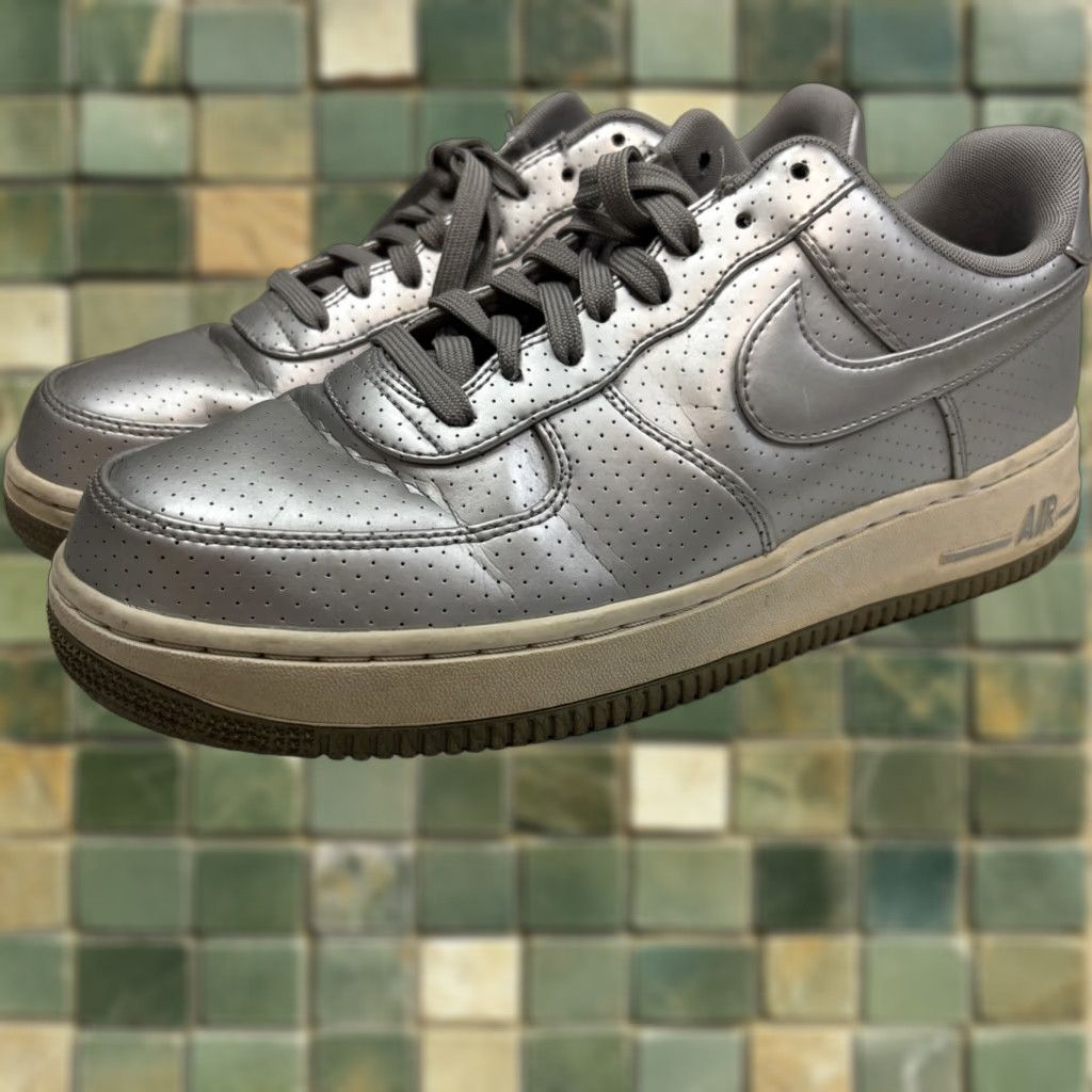 Nike Nike Air Force 1 Low 16 Metallic Silver OVO 2016 NBA All Star Men 10 Sneakers Shoes Size US 10 / EU 43 - 1 Thumbnail