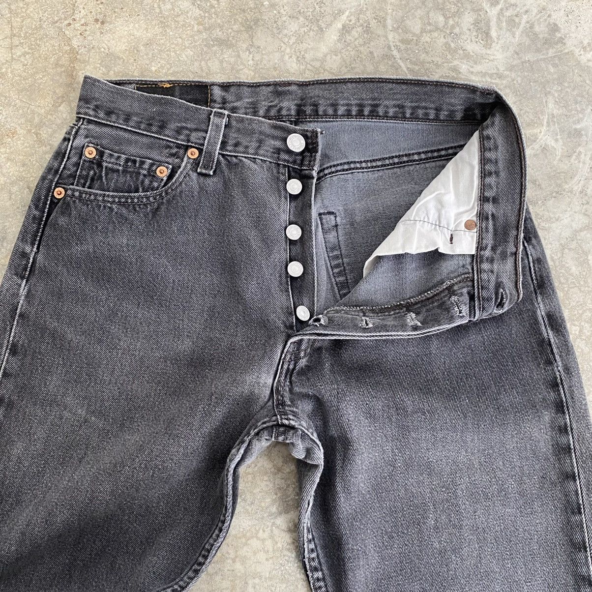 Levi's Vintage Late 90’s Levis 501 Faded Black Denim Jeans Size US 29 - 7 Thumbnail
