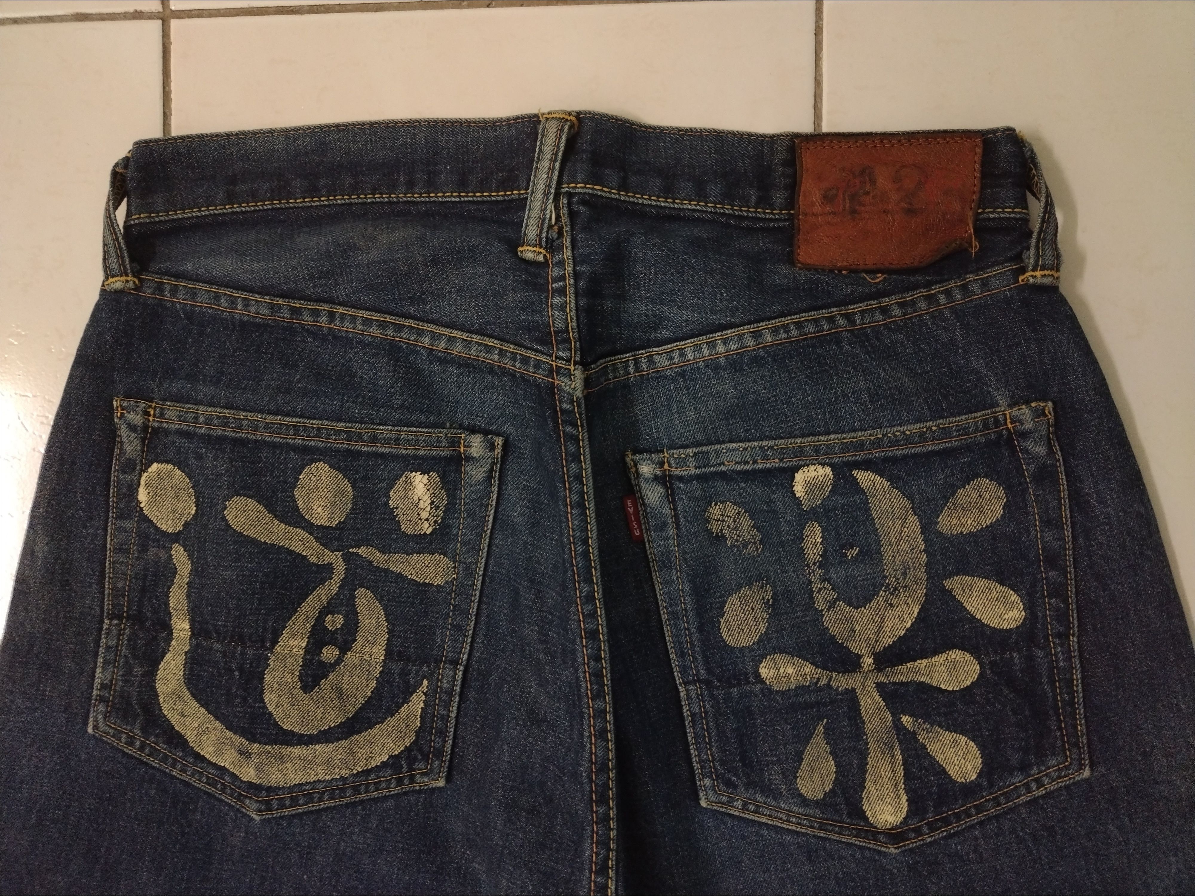 Evisu 💥SENDOFFER💥 Vtg Evisu No.2 Dowluck Selvedge Denim 33X35 Size US 32 / EU 48 - 23 Thumbnail