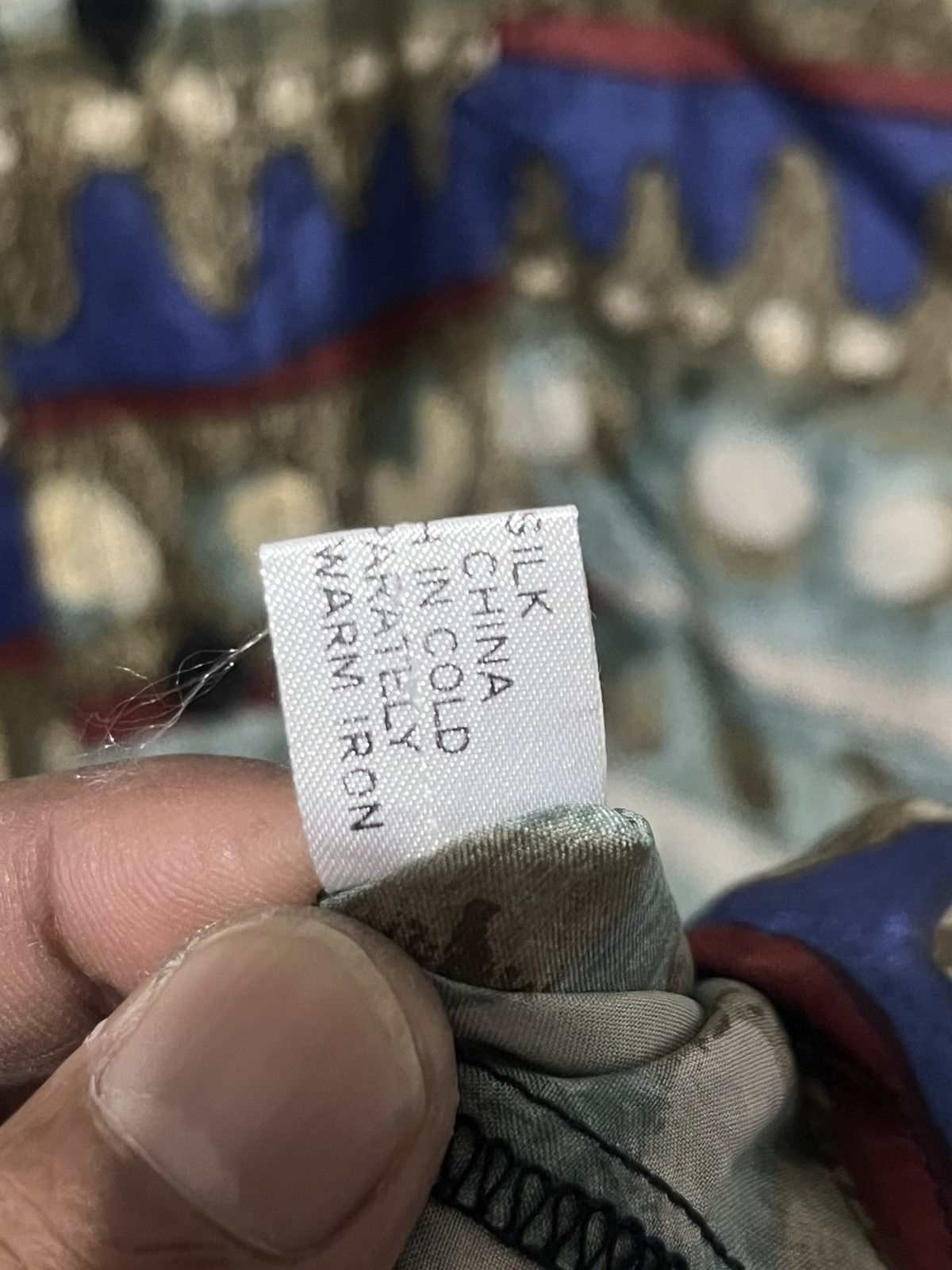 SikSilk VINTAGE 90s SNOW MOUNTAINS PURE SILK Size US XL / EU 56 / 4 - 11 Thumbnail