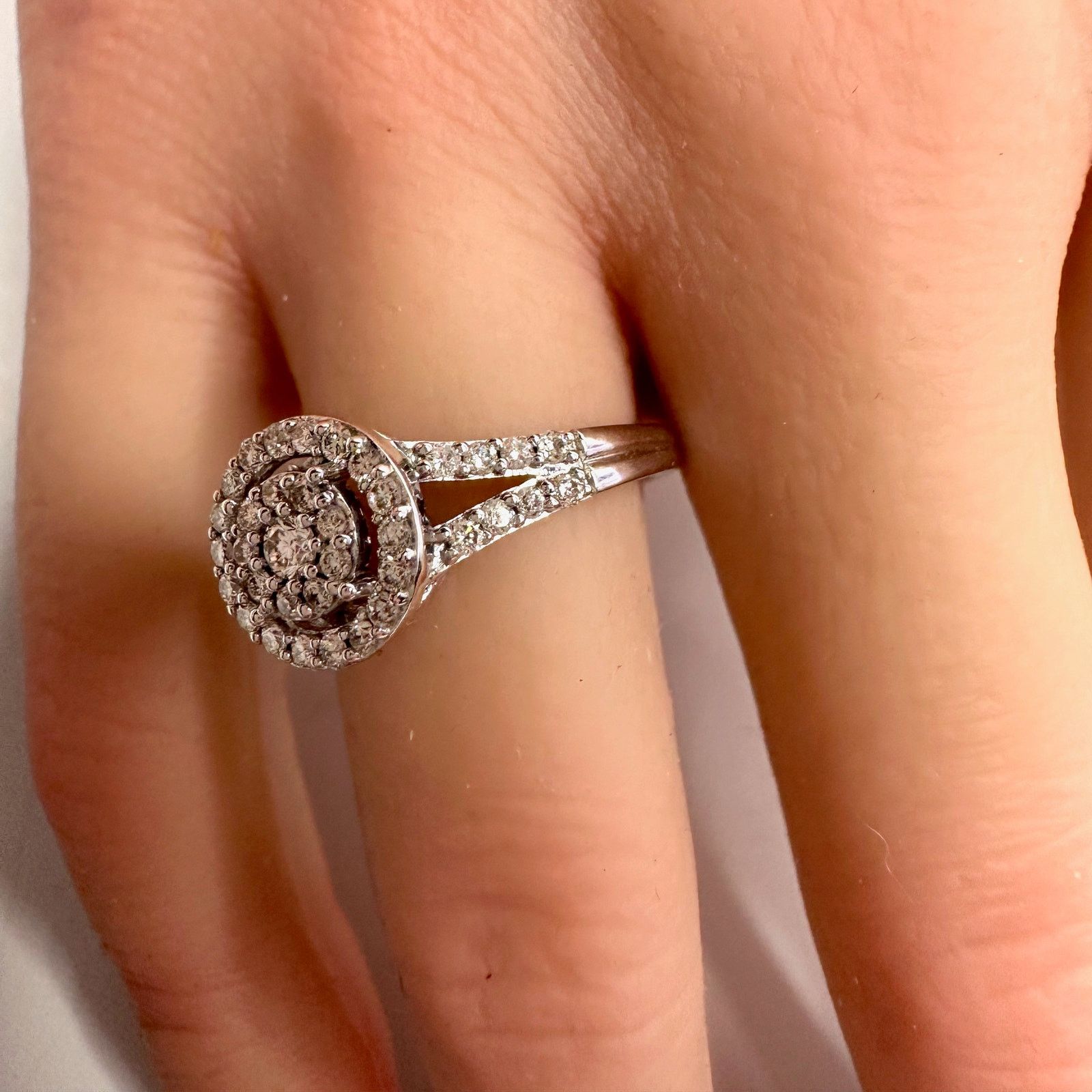 Other Brilliant 1/2 Ct Split Shank Lab Created Diamond Ring Sz 6-7 Size ONE SIZE - 3 Thumbnail