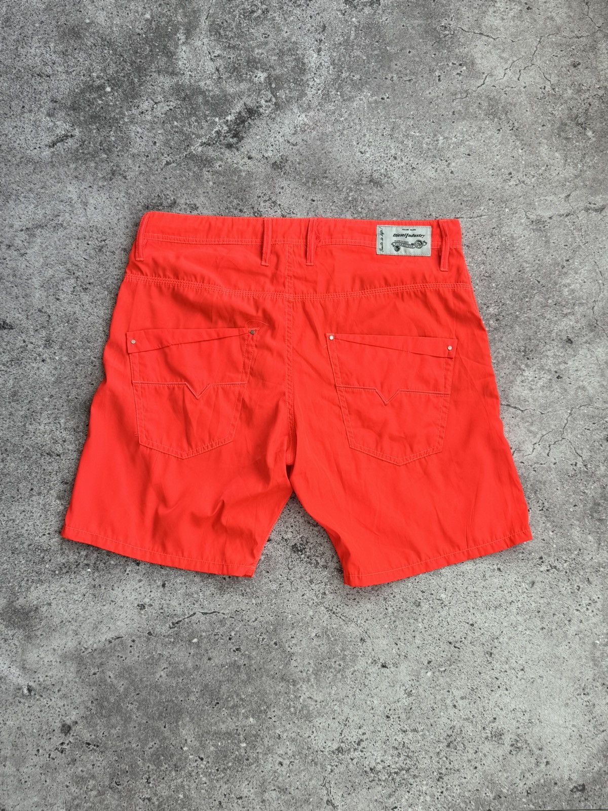 Diesel × Vintage Vintage Diesel orange beachwear nylon short Size US 32 / EU 48 - 6 Thumbnail