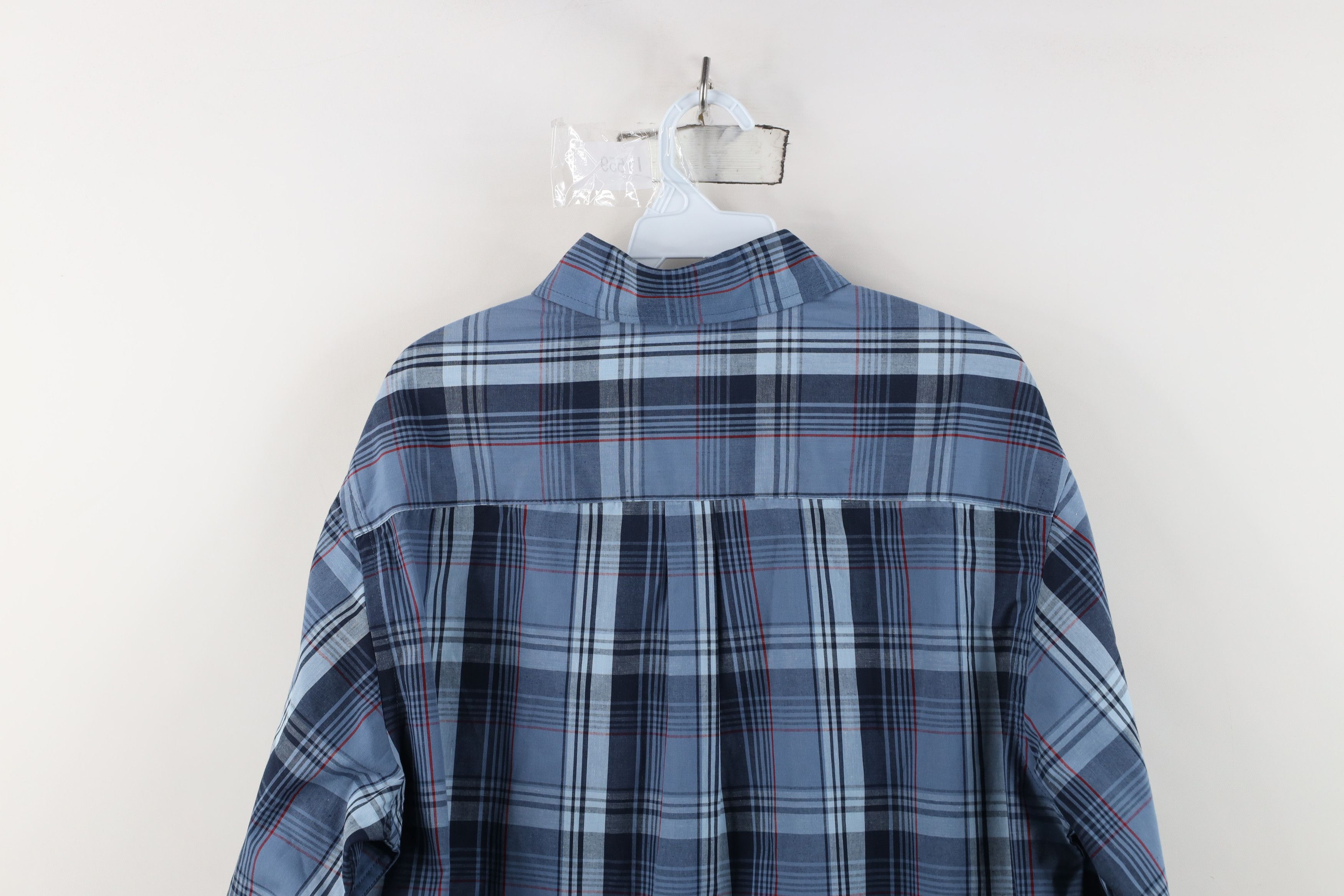 Vintage Deadstock Vintage 90s Streetwear Button Down Shirt Plaid Size US M / EU 48-50 / 2 - 8 Thumbnail