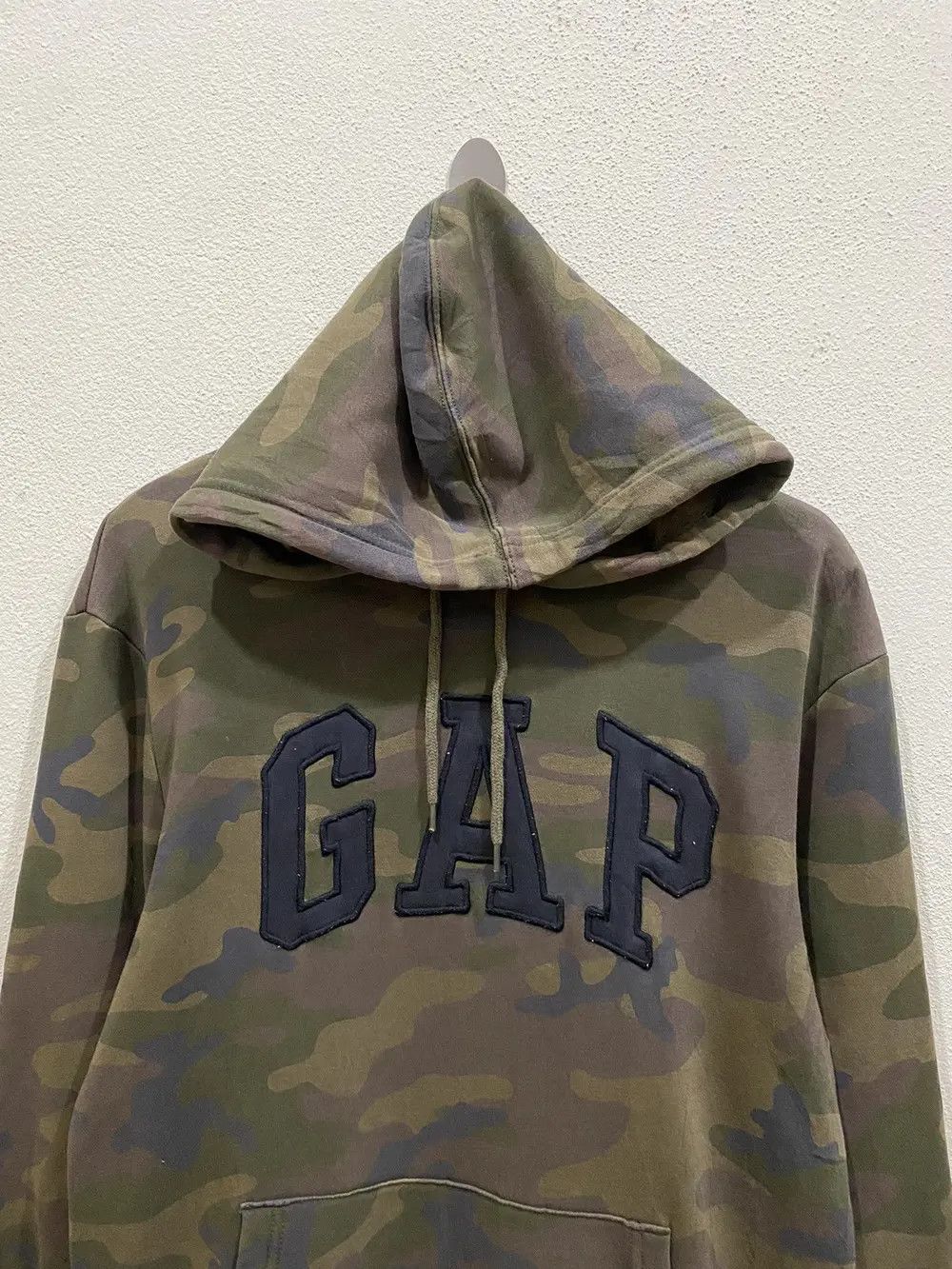 Gap Vintage Gap Army Military Spell Out Pullover Hoodies Size US S / EU 44-46 / 1 - 3 Thumbnail