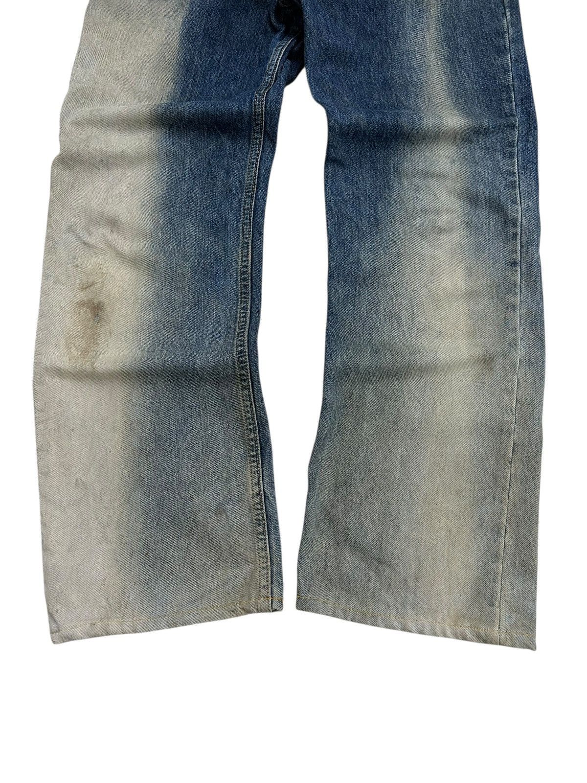 Levi's Levis Vintage Clothing 605 Orange Tag Acid Washed Distress Size US 32 / EU 48 - 4 Thumbnail