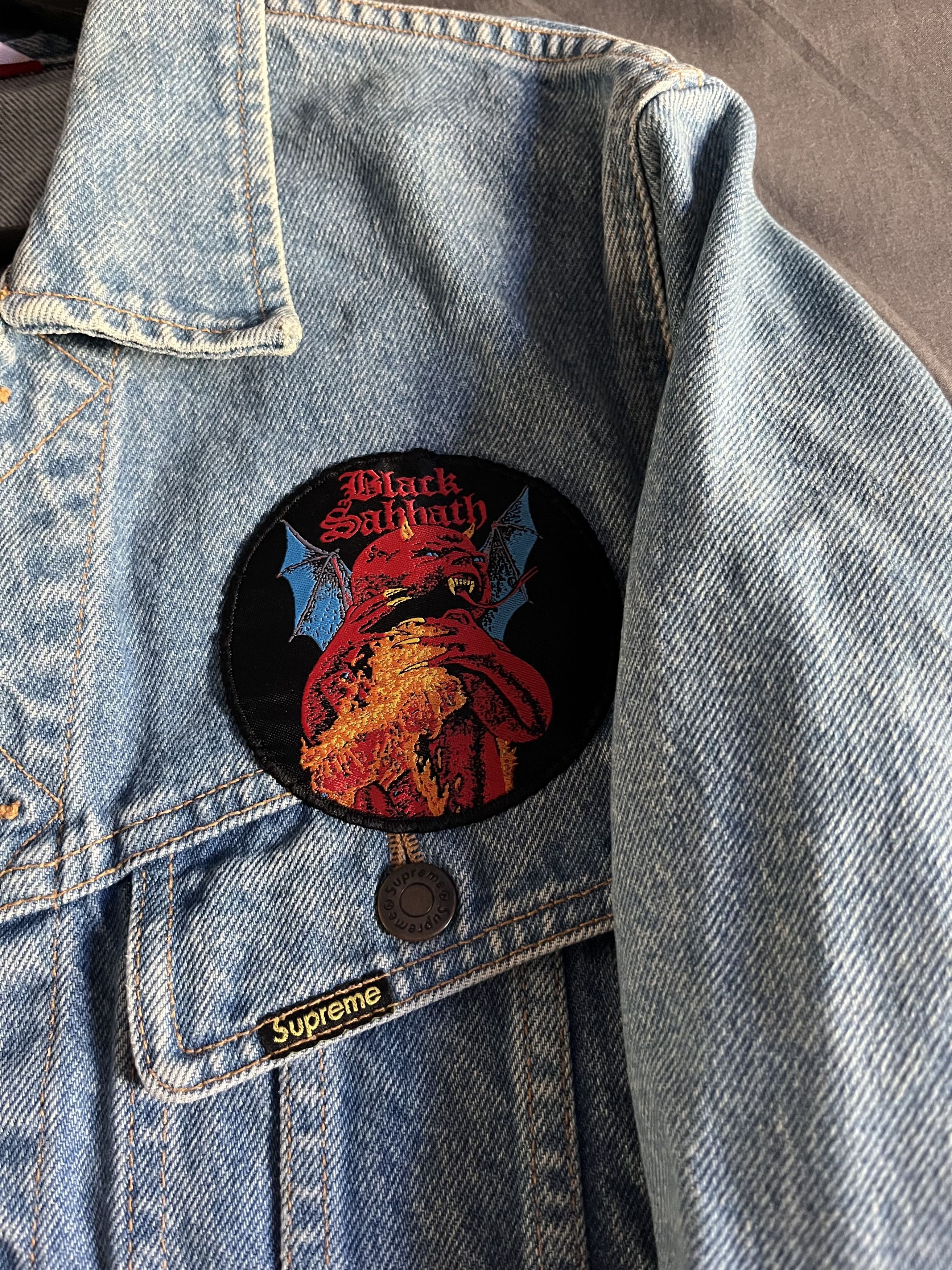Supreme Supreme black sabbath denim Trucker custom patches Jacket Size US M / EU 48-50 / 2 - 4 Thumbnail