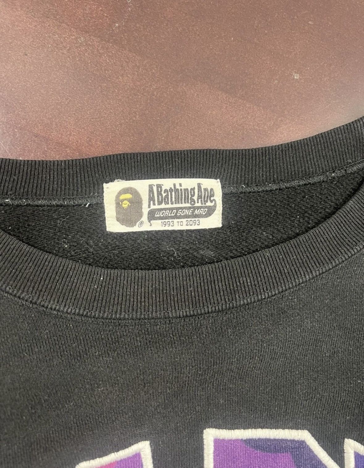 Bape Bape purple crew neck Size ONE SIZE - 4 Thumbnail
