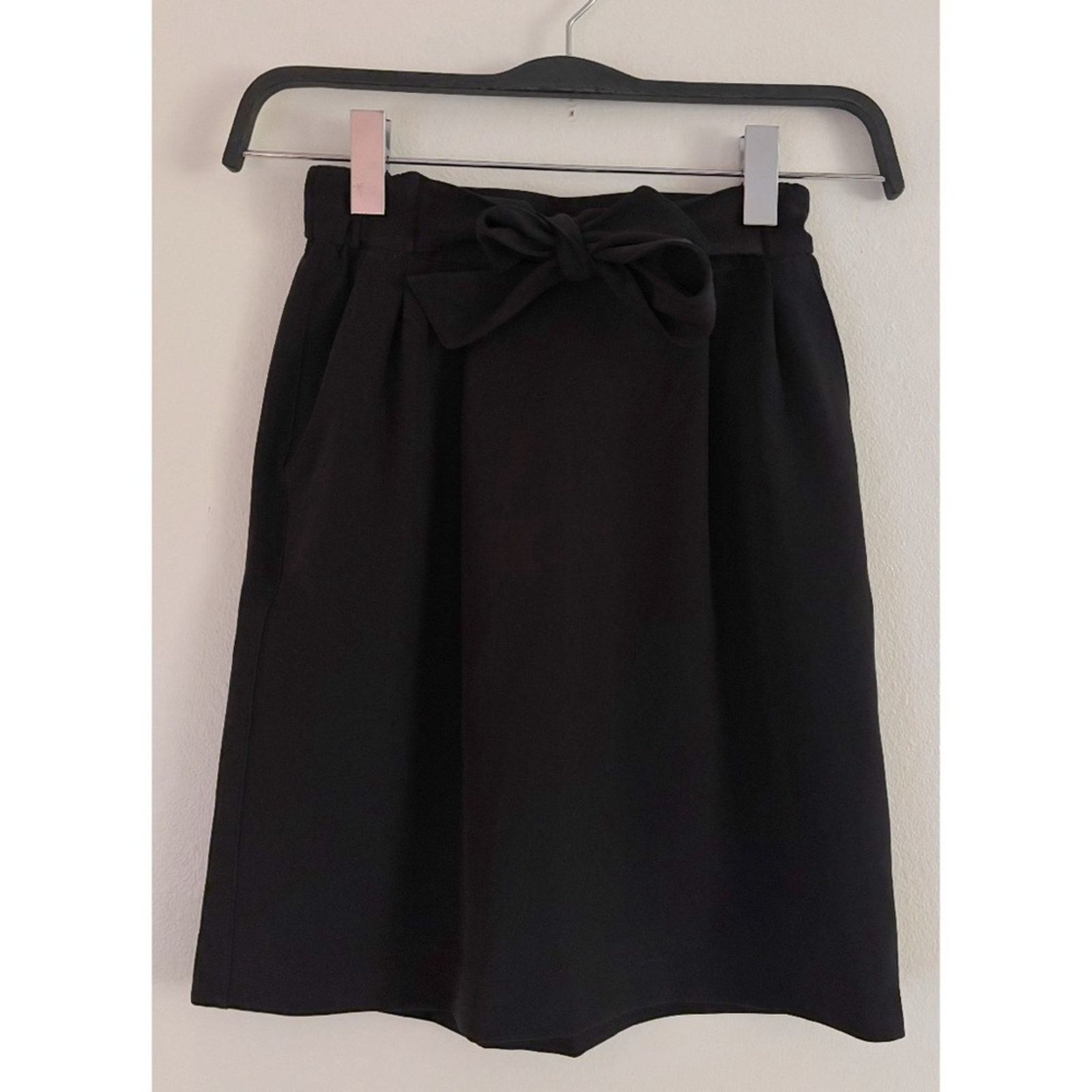 Lululemon Lululemon Black Waist Tie Belt Skirt Size 25" / US 0 / IT 36 - 1 Thumbnail