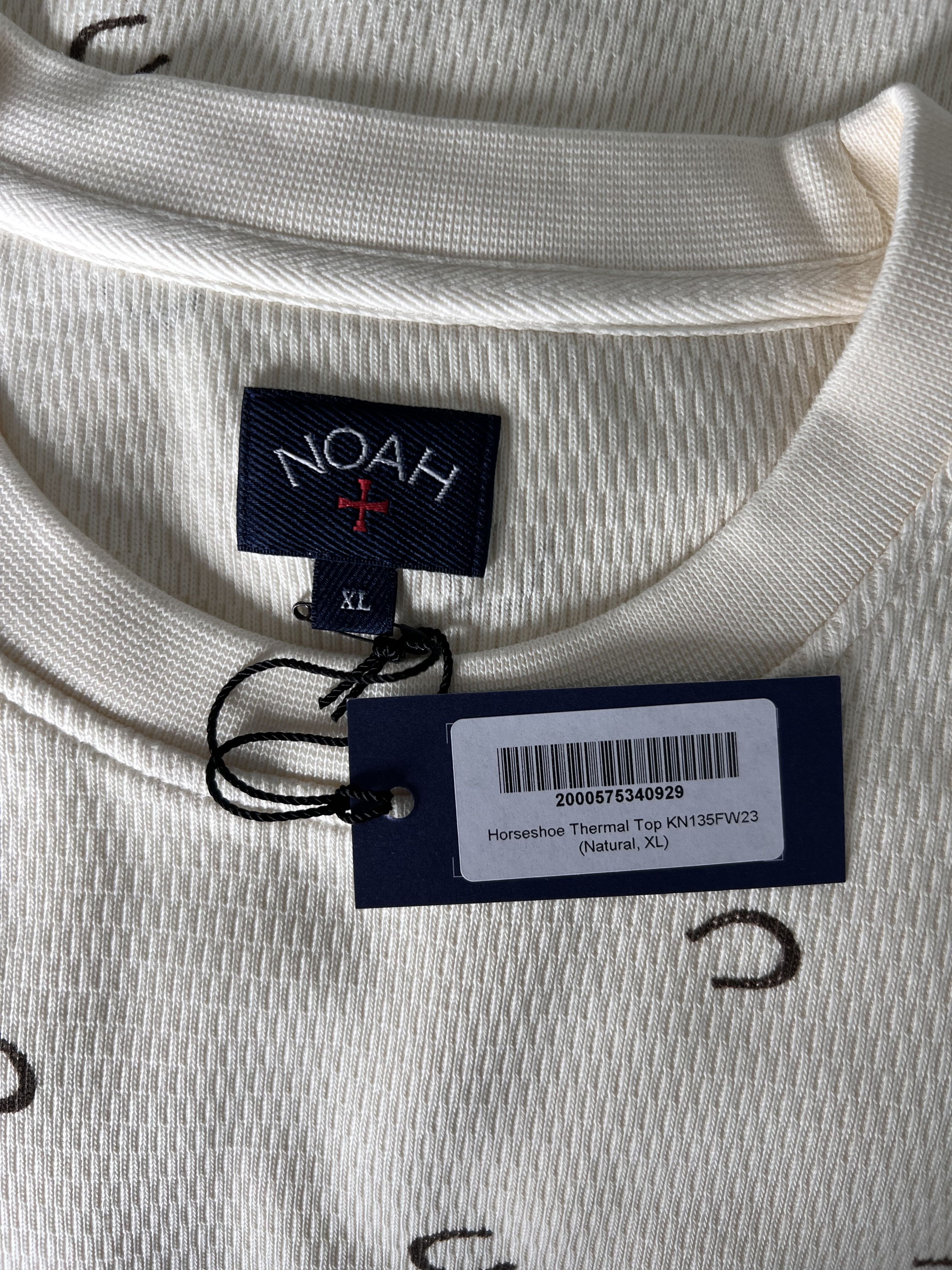 Noah Noah Horseshoe Thermal Top in Natural Size US XL / EU 56 / 4 - 6 Thumbnail