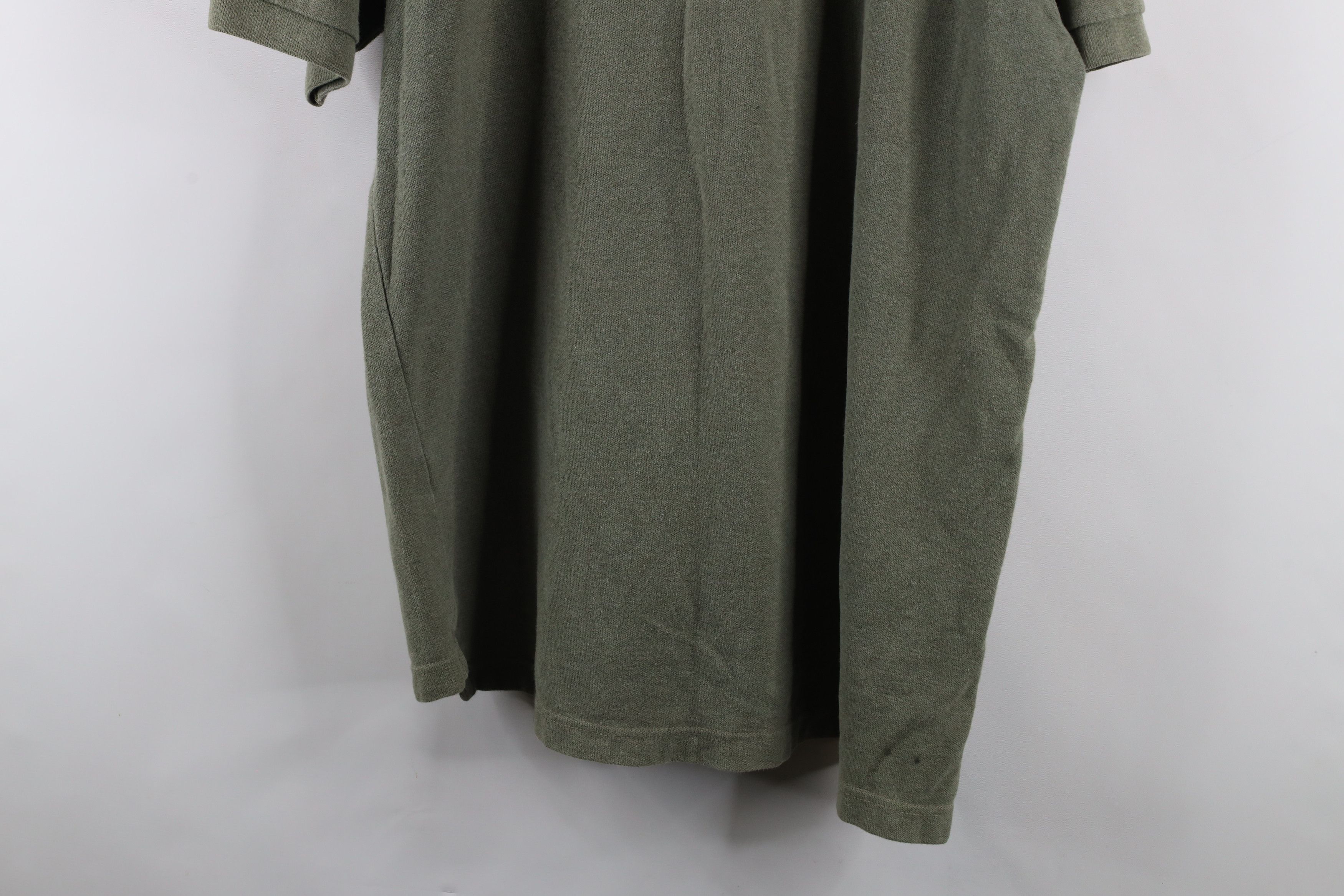 Ralph Lauren × Vintage Vintage 90s Chaps Ralph Lauren Monogram Polo Shirt Green Size US L / EU 52-54 / 3 - 9 Thumbnail