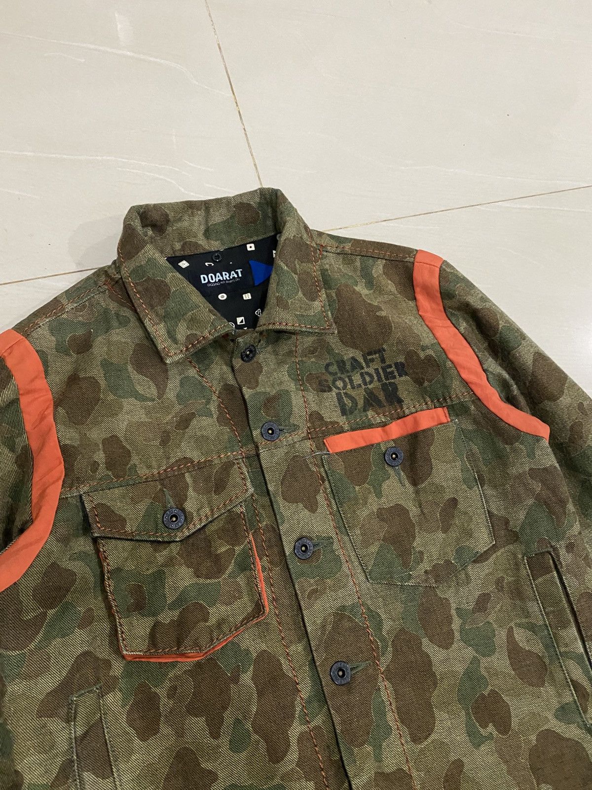 Japanese Brand Doarat Digging Ina Babylon Hip Hop Japan Camo Jacket Size US M / EU 48-50 / 2 - 2 Thumbnail
