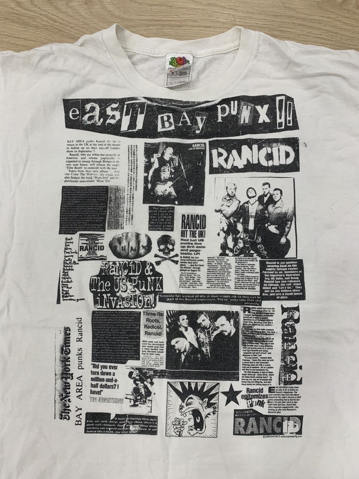Band Tees VTG BAND RANCID TOUR SHIRT SEX PISTOLS THE CLASH GREEN DAY Size US L / EU 52-54 / 3 - 2 Thumbnail