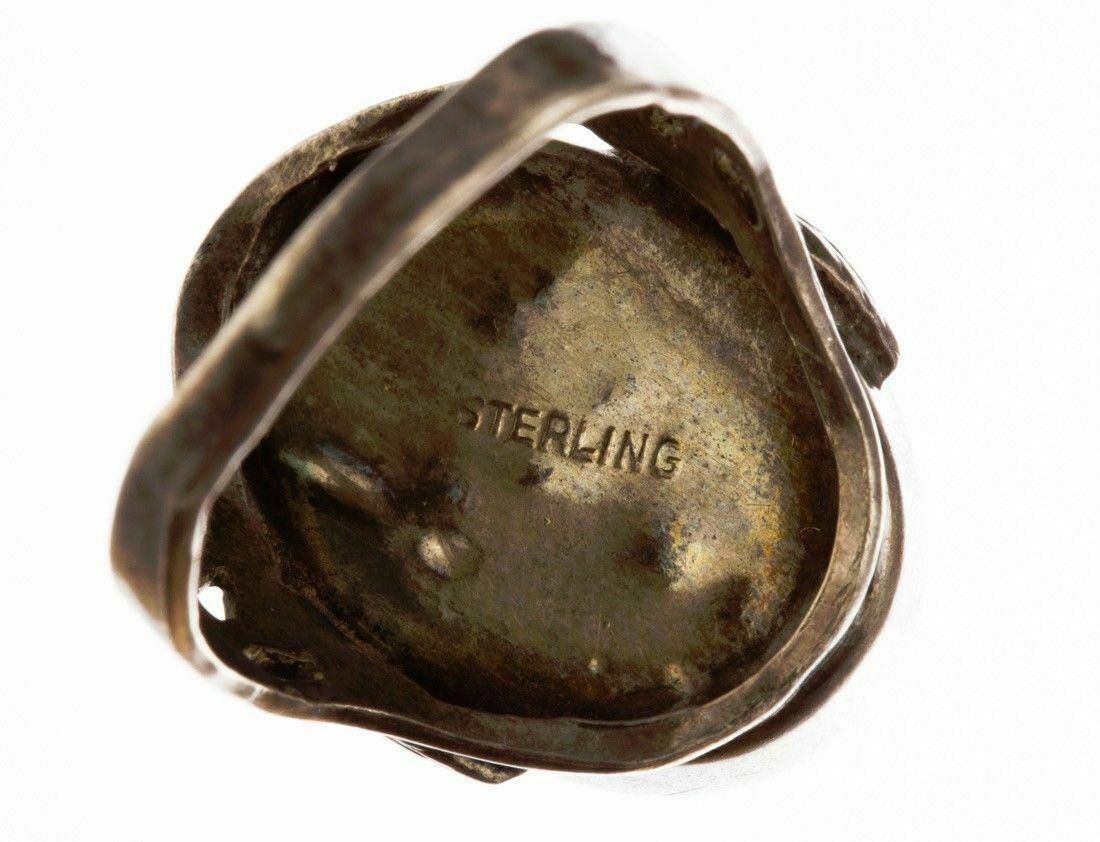 Designer Victorian Blister Pearl Sterling Silver Ring Size ONE SIZE - 4 Thumbnail
