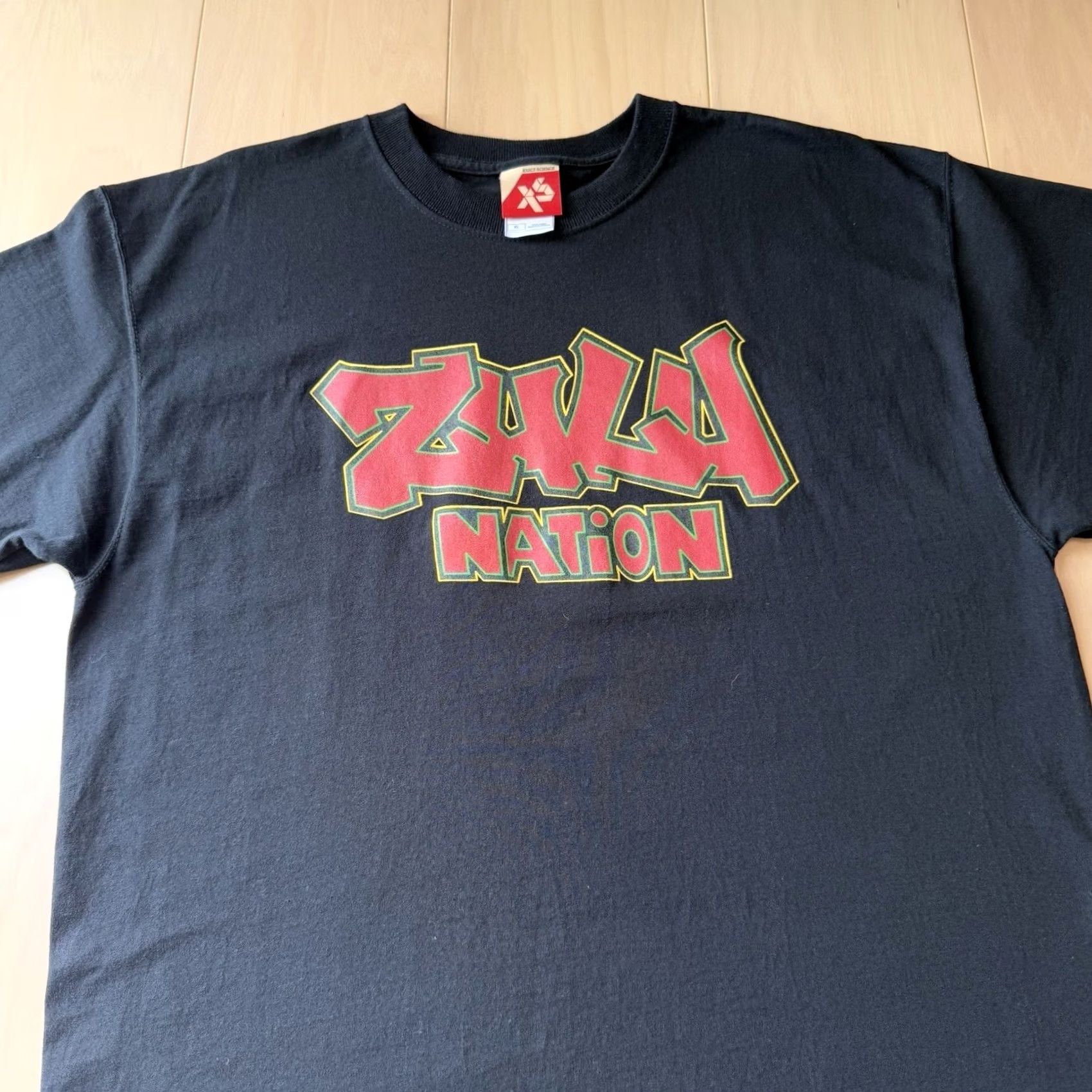 Quest VINTAGE Zulu Nation Shirt Y2K Exact Science Tribe Called Quest New York Black XL Mens Size US XL / EU 56 / 4 - 3 Thumbnail